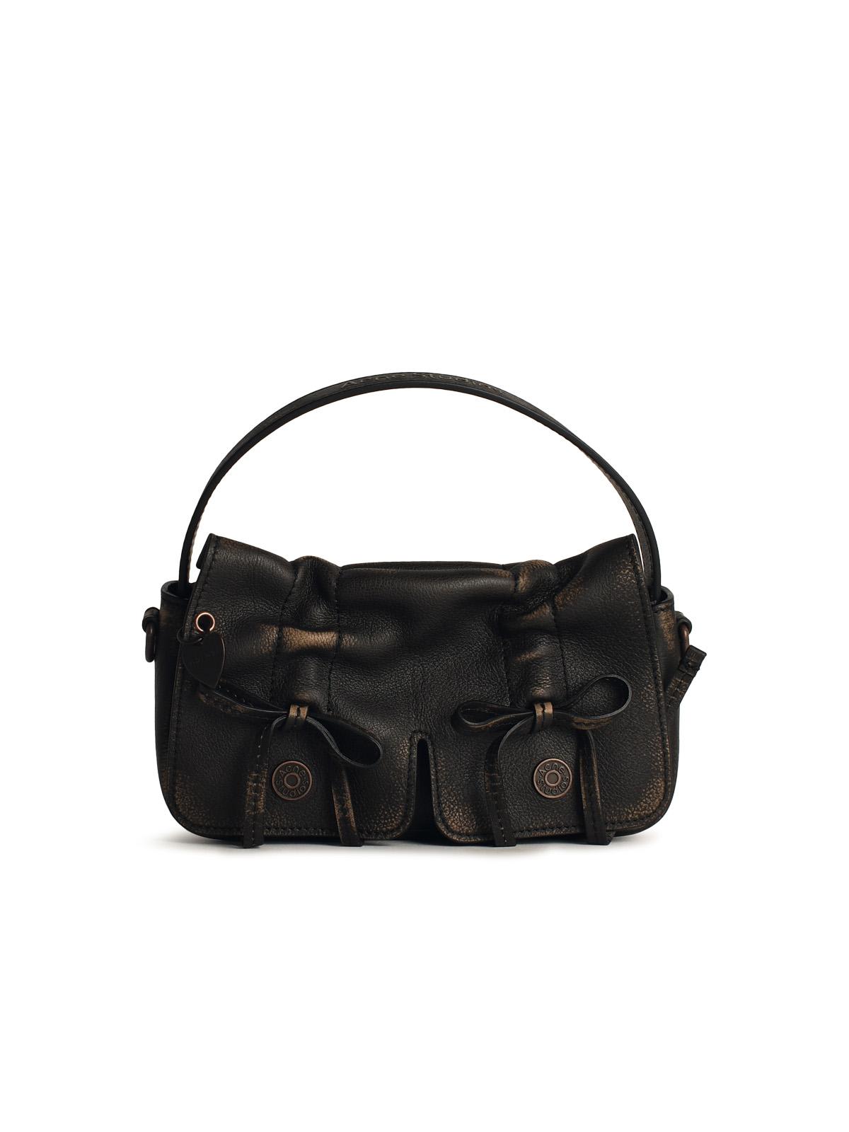 multipocket Brown Leather Bag