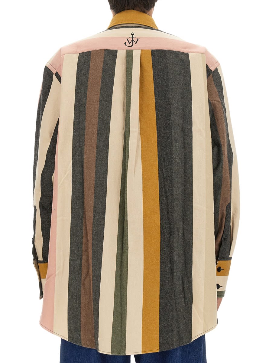 Shop Jw Anderson Relaxed Fit Shirt In Multicolour