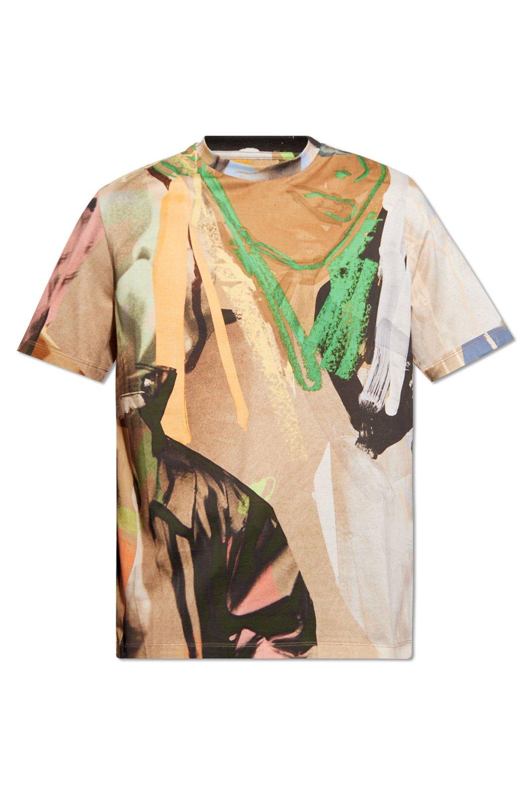 Paul Smith Printed T-shirt In Multicolour