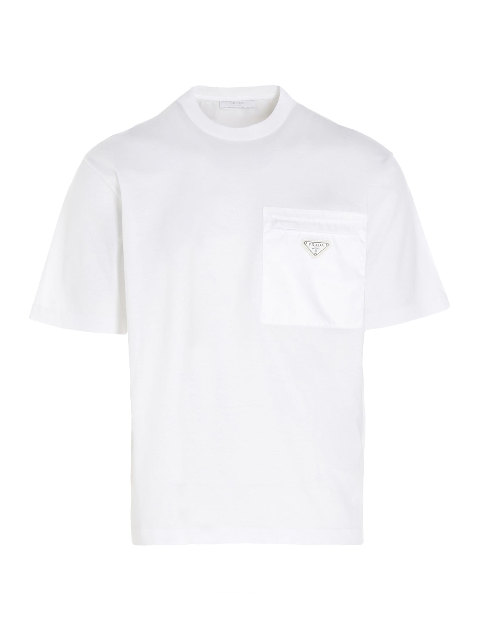 Prada T-shirt In Bianco