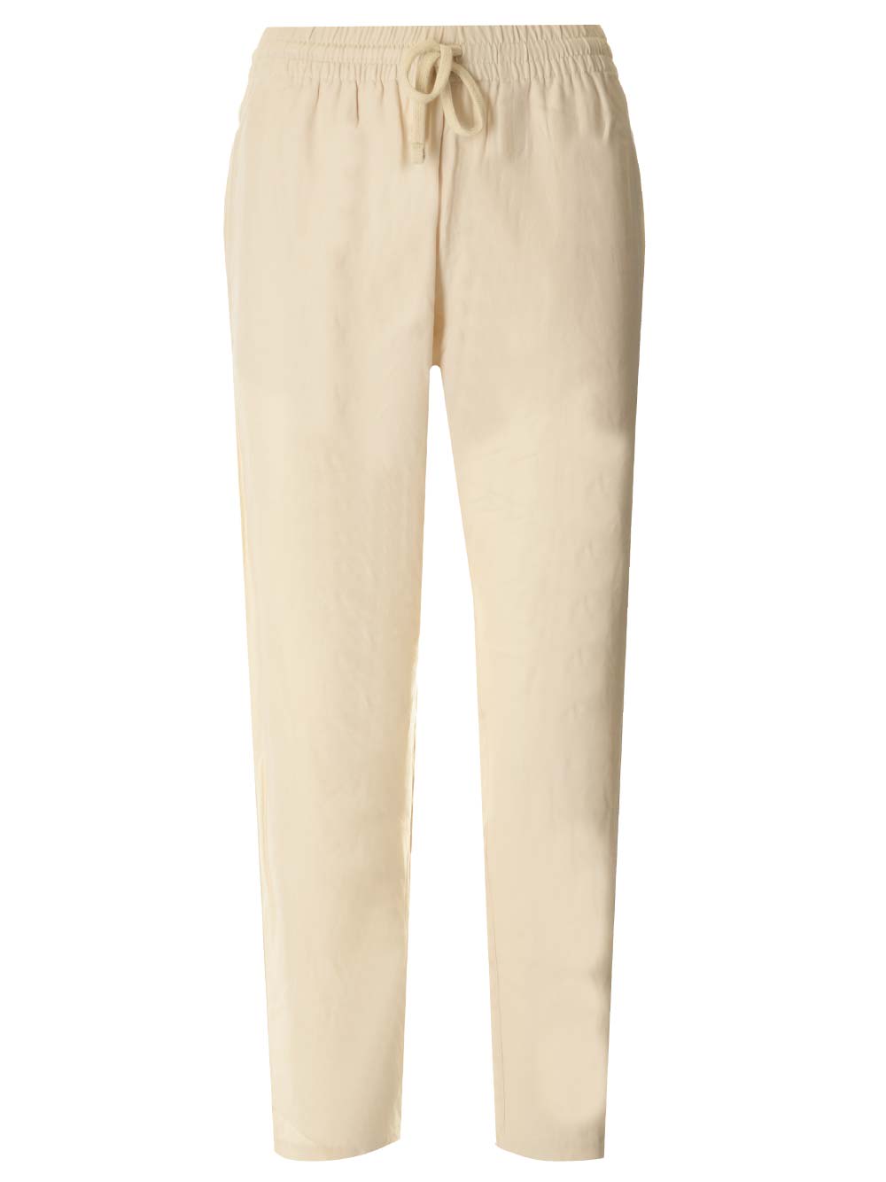 Isabel Marant Étoile Elasticated Drawstring Waistband Trousers In Ecru
