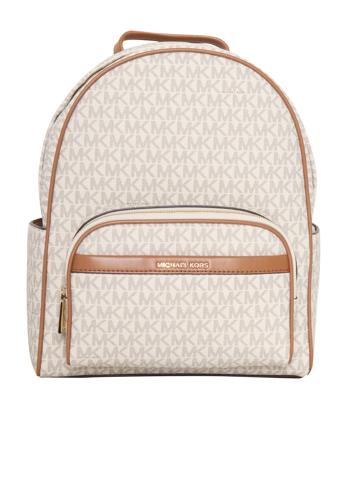 Shop Michael Kors White Backpack With Logo