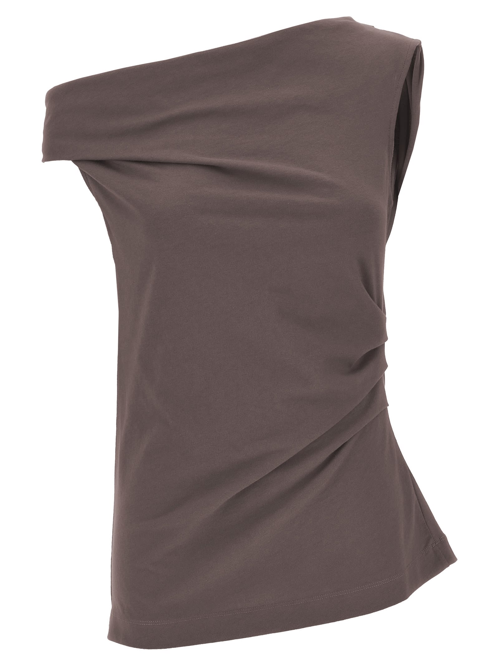 Dries Van Noten One-shoulder Top With Draped And Ruched