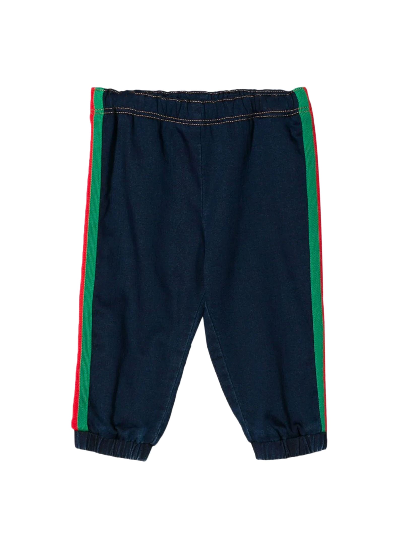 Gucci Navy Cotton Blend Track Trousers