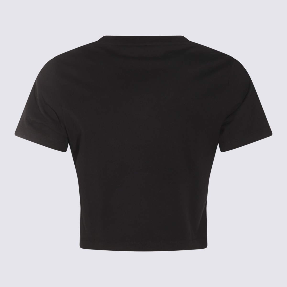 MAISON KITSUNÉ BLACK COTTON T-SHIRT