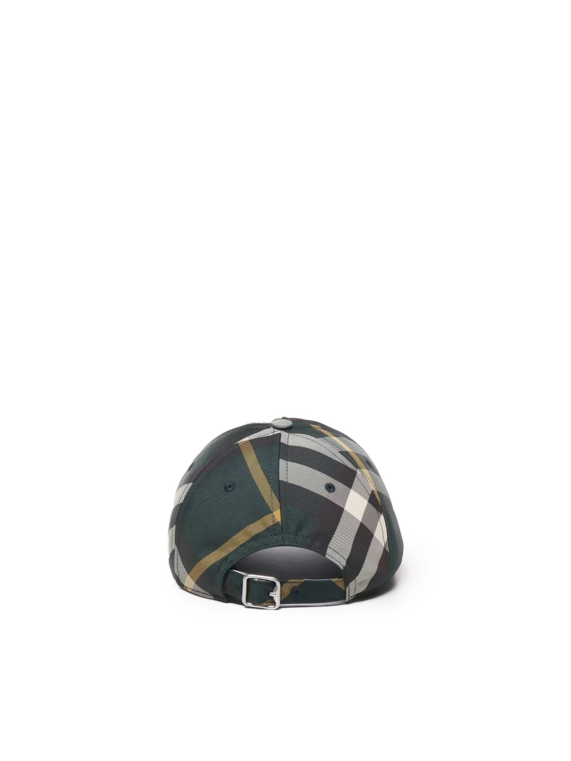 Shop Burberry Baseball Cap Check In Ivy