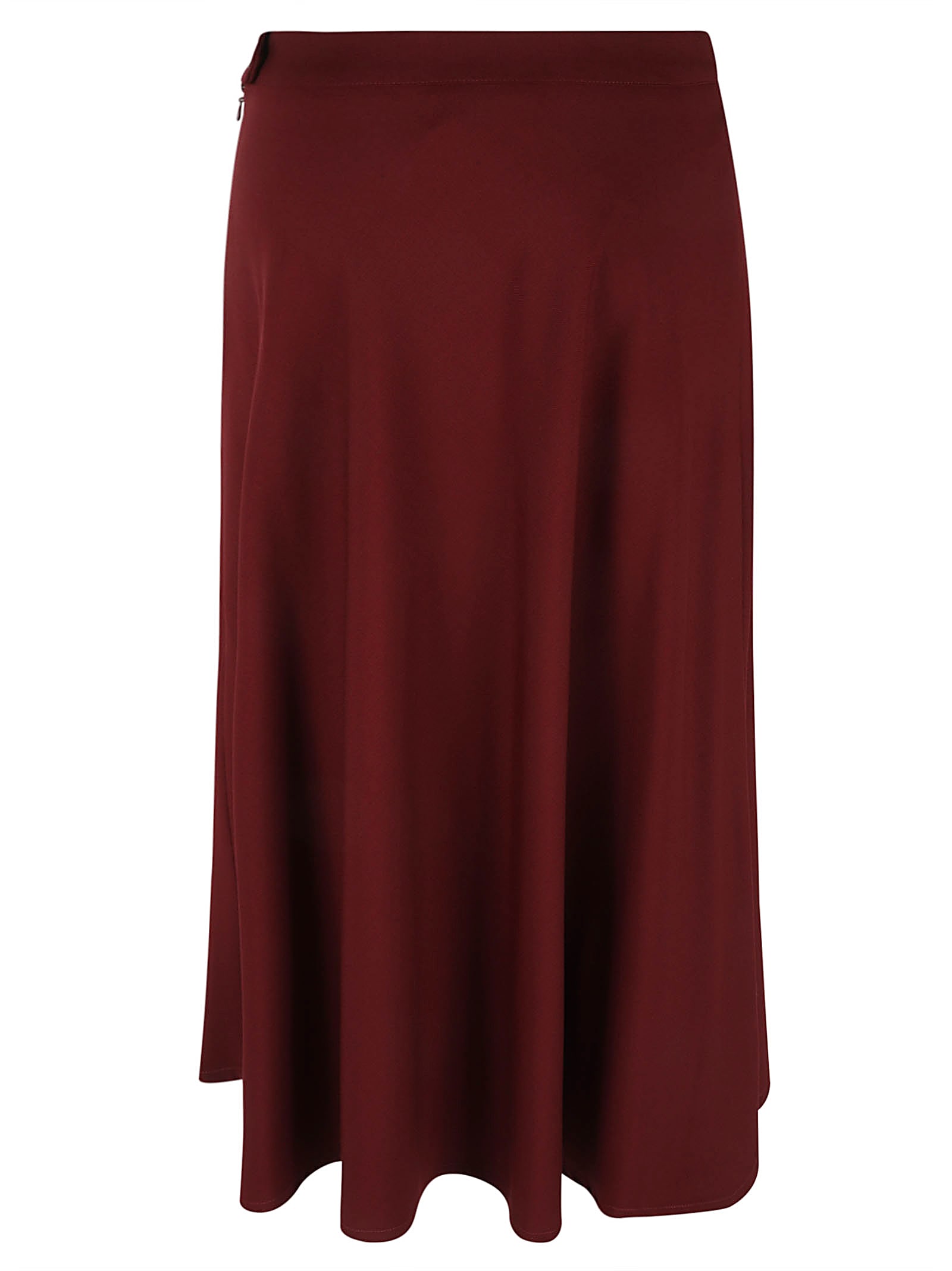 Shop True Royal Side Zip Skirt In Bordeaux