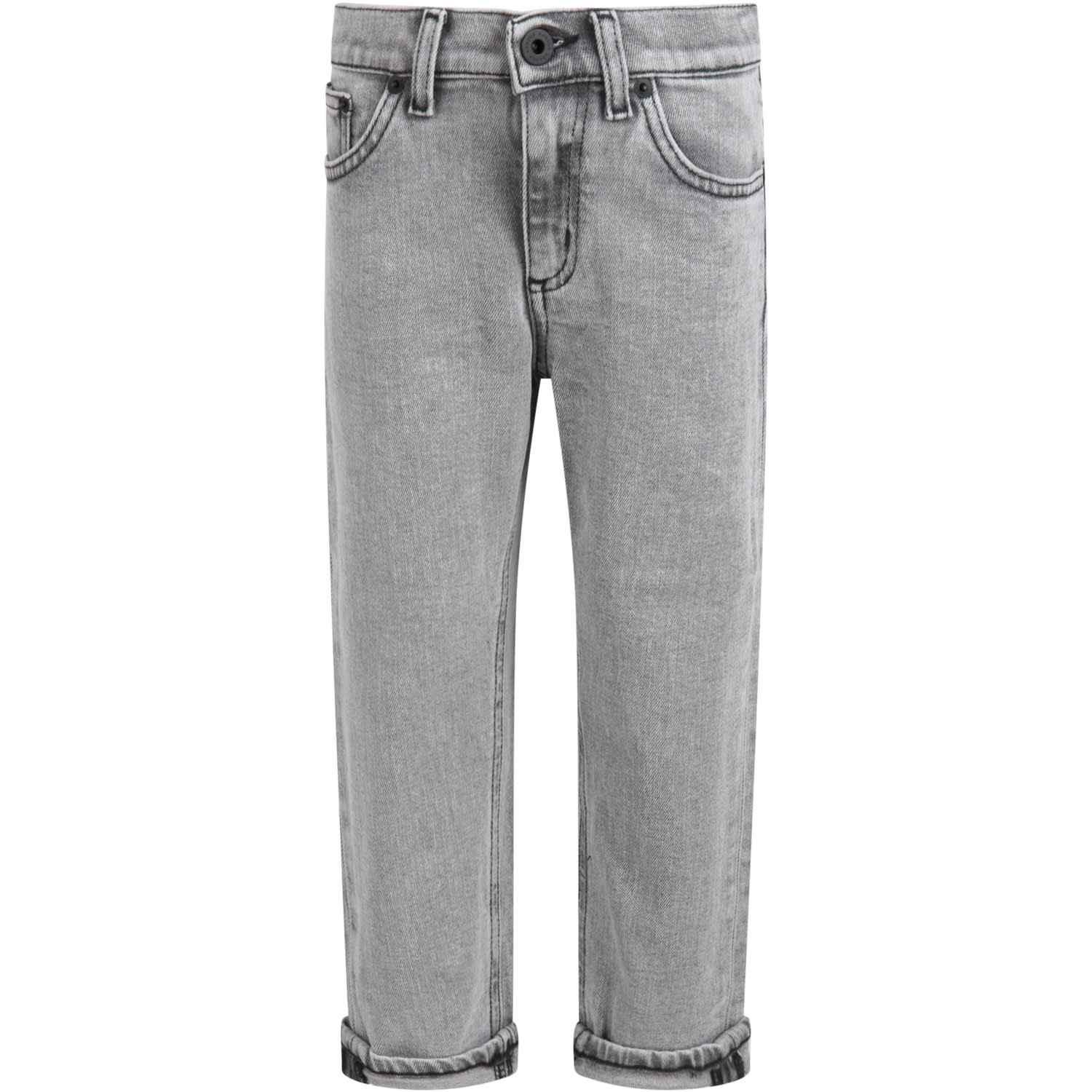Dondup Grey brighton Jeans For Boy With Iconic D