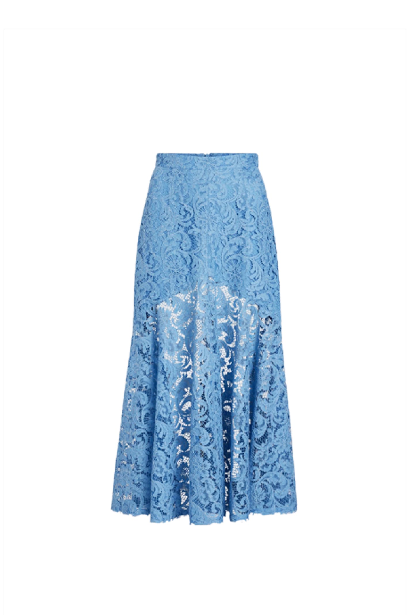 Shop Patou Skirt In Clear Blue