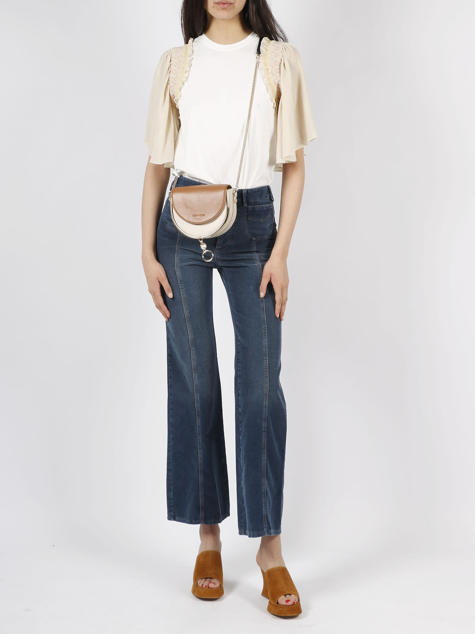 Shop See By Chloé Emily Pants In Blue