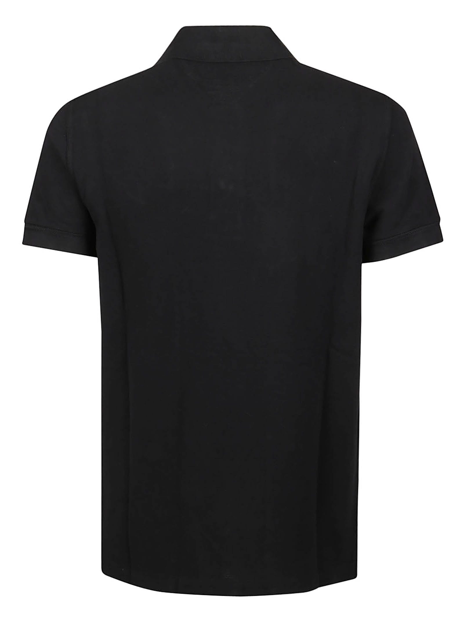 Shop Tom Ford Tennis Piquet Short Sleeve Polo Shirt In Black