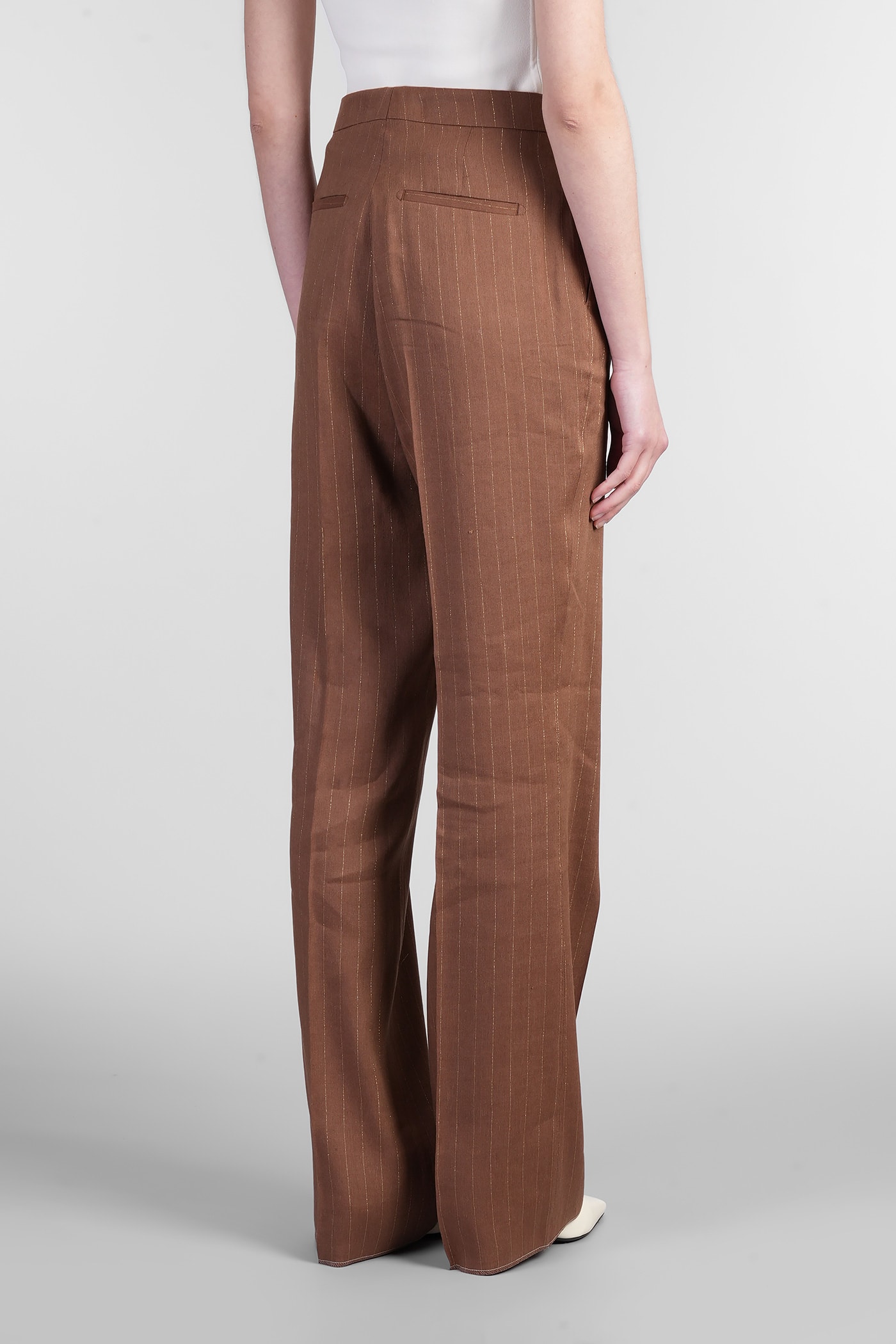 Tagliatore T-parigi10bad In Brown Silk
