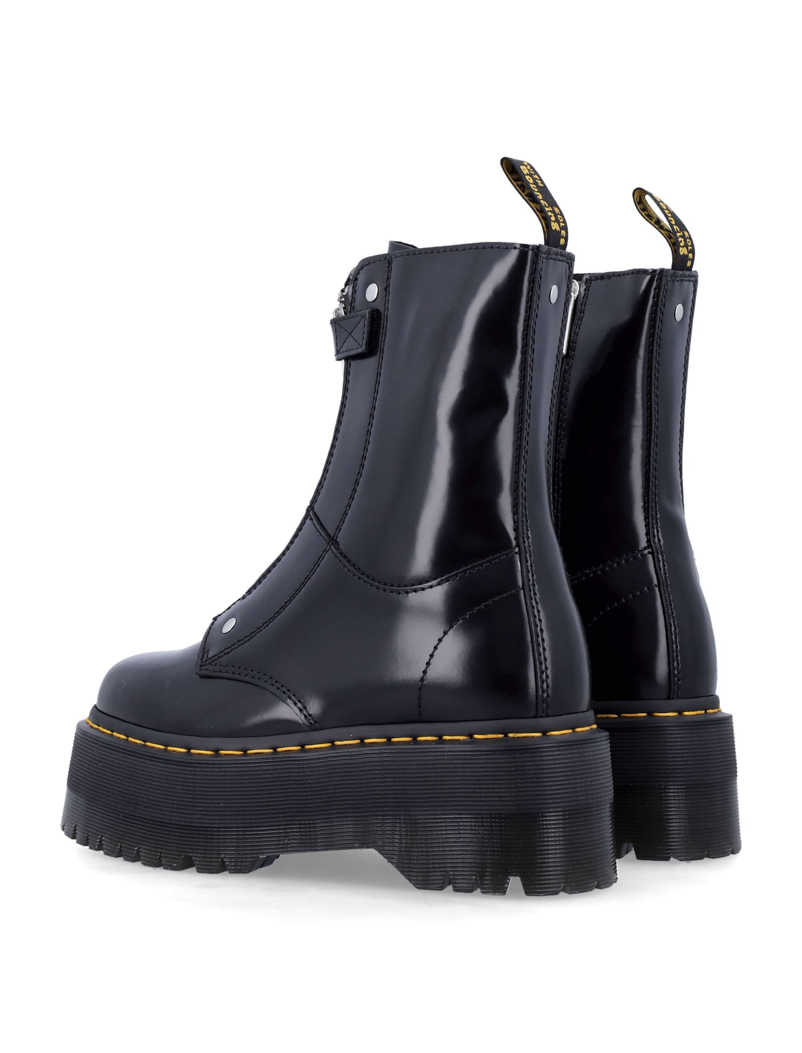 Shop Dr. Martens' Jetta Hi Max Boots In Black