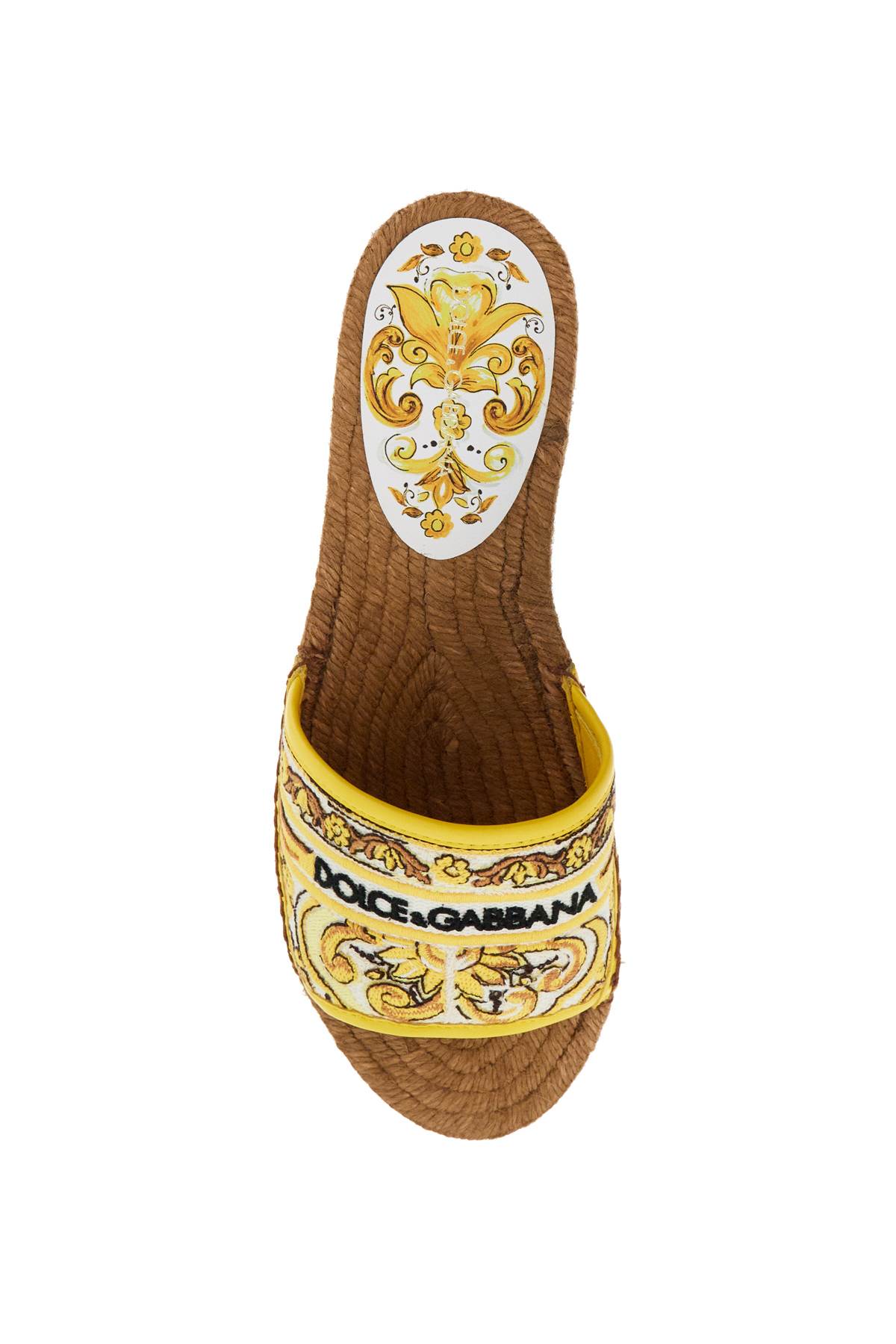 Shop Dolce & Gabbana Maiolica Esp In Multicolor/sole (yellow)