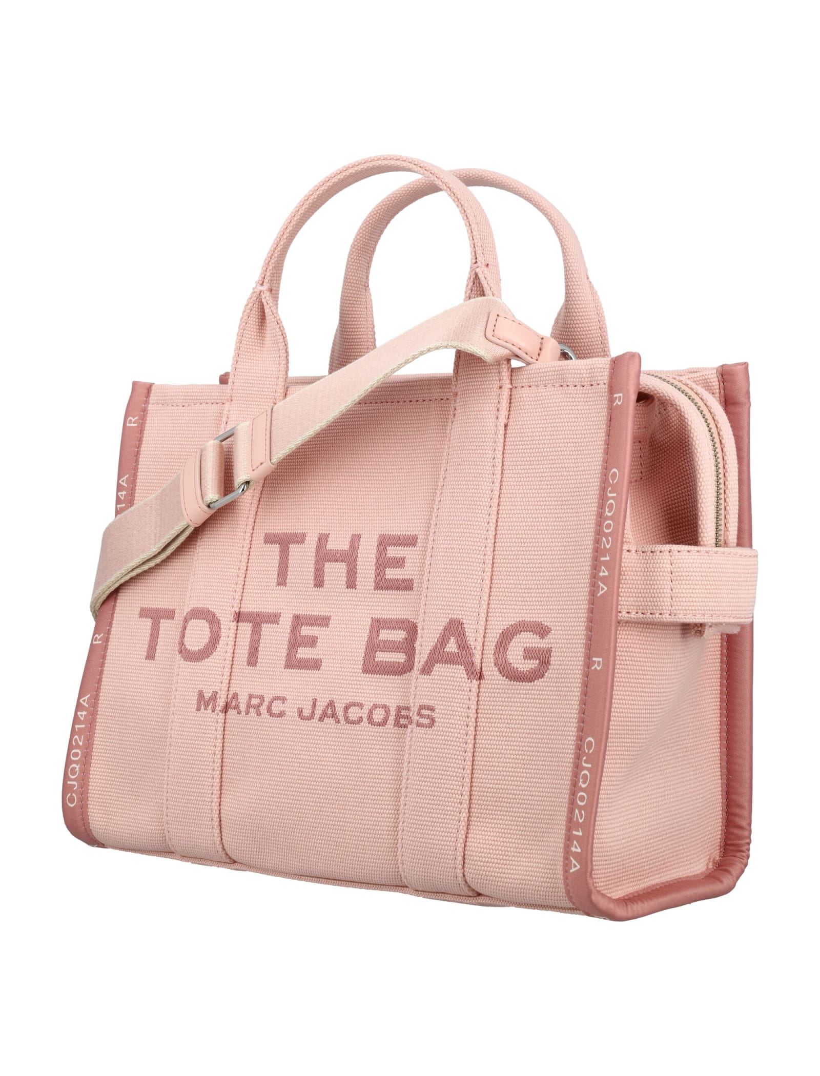 Shop Marc Jacobs The Jacquard Medium Tote Bag In Rose