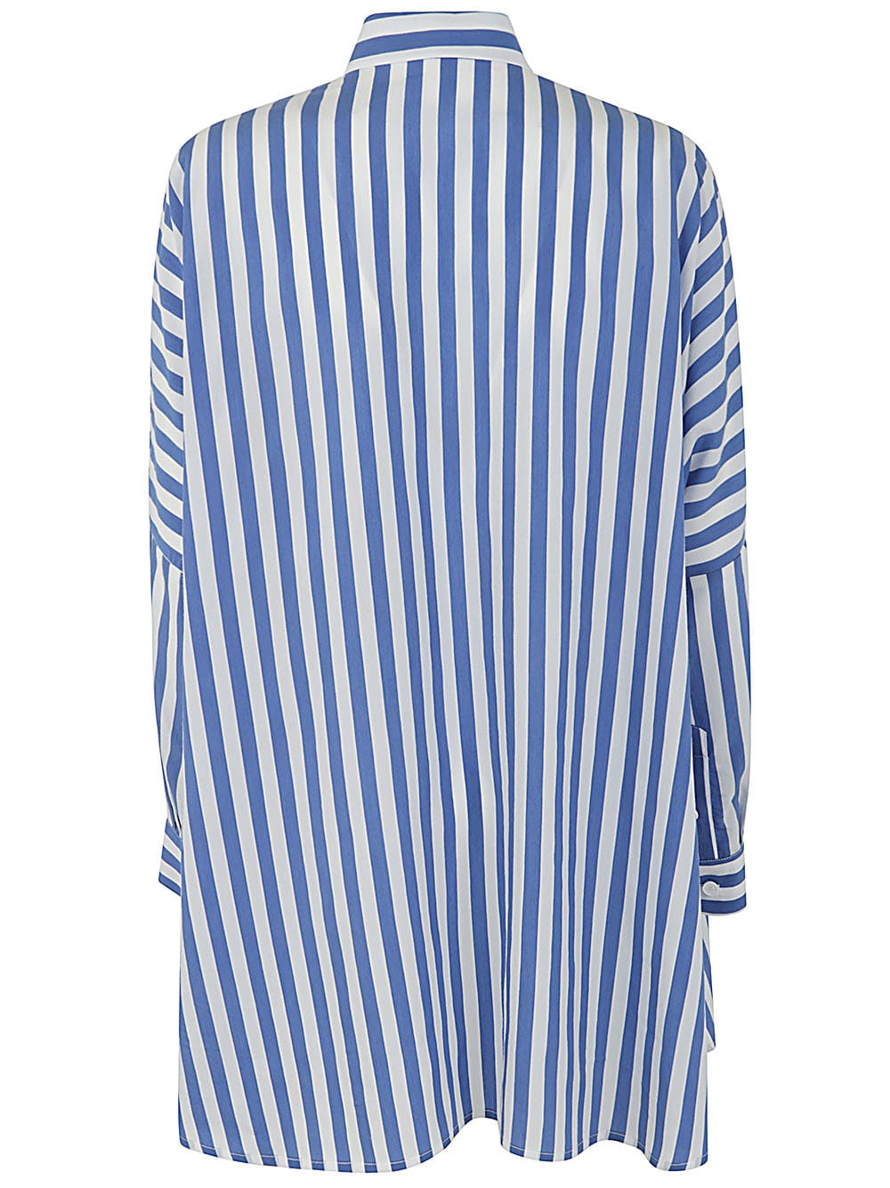 Shop Liviana Conti Striped Oversize Shirt In Riga Medium Stripe Bluette