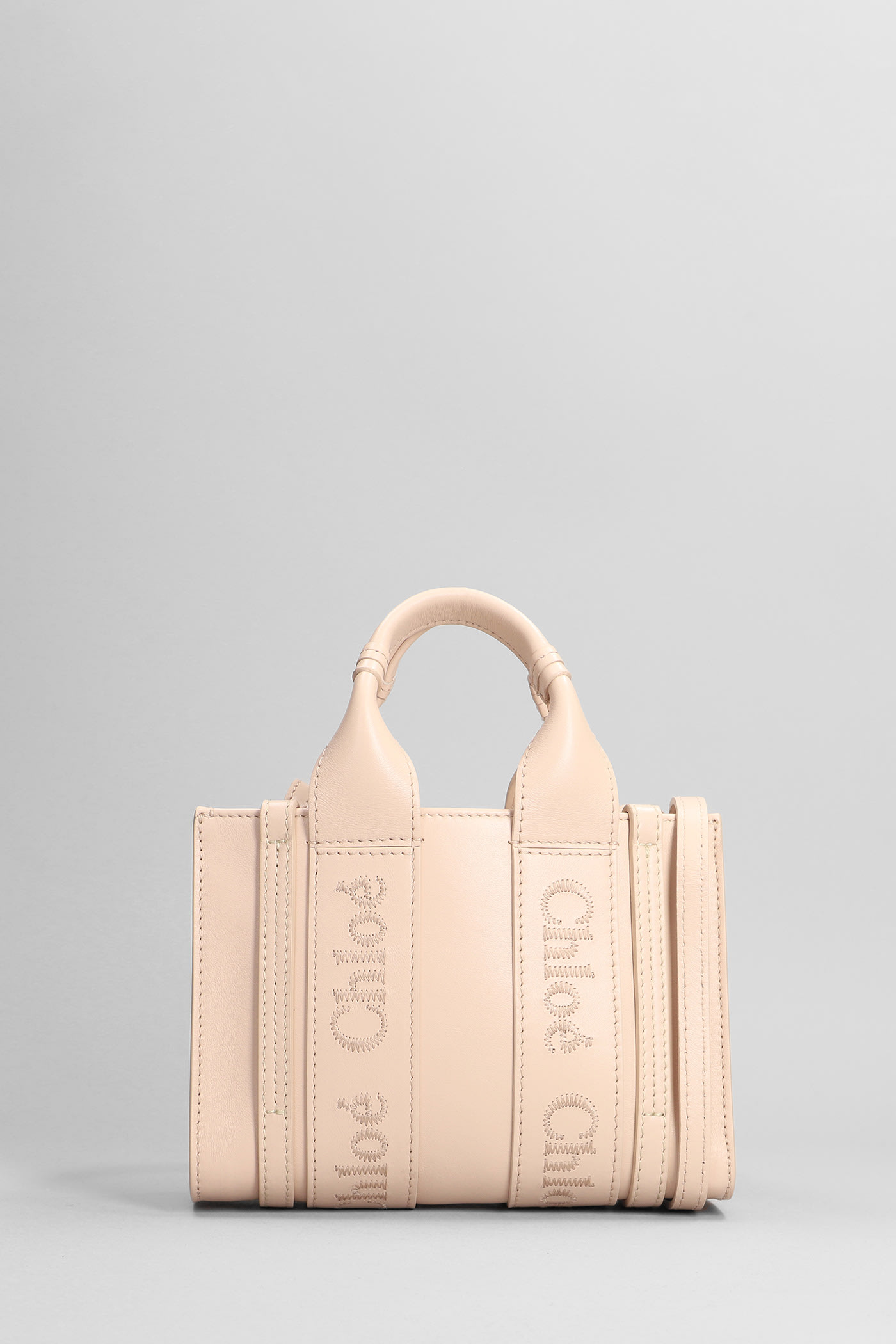 Shop Chloé Tote In Rose-pink Leather