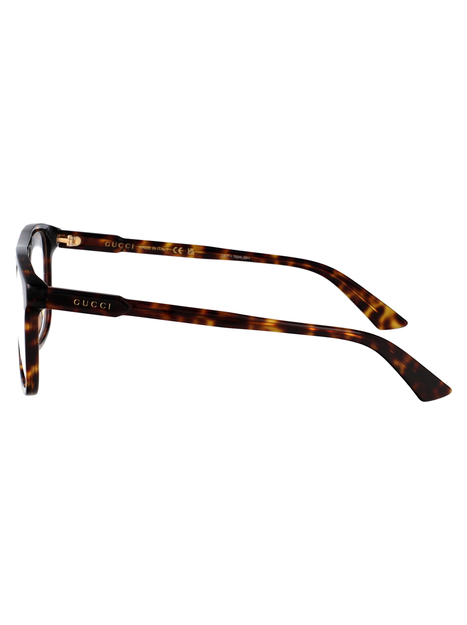 Shop Gucci Gg1035o Glasses In 002 Havana Havana Transparent