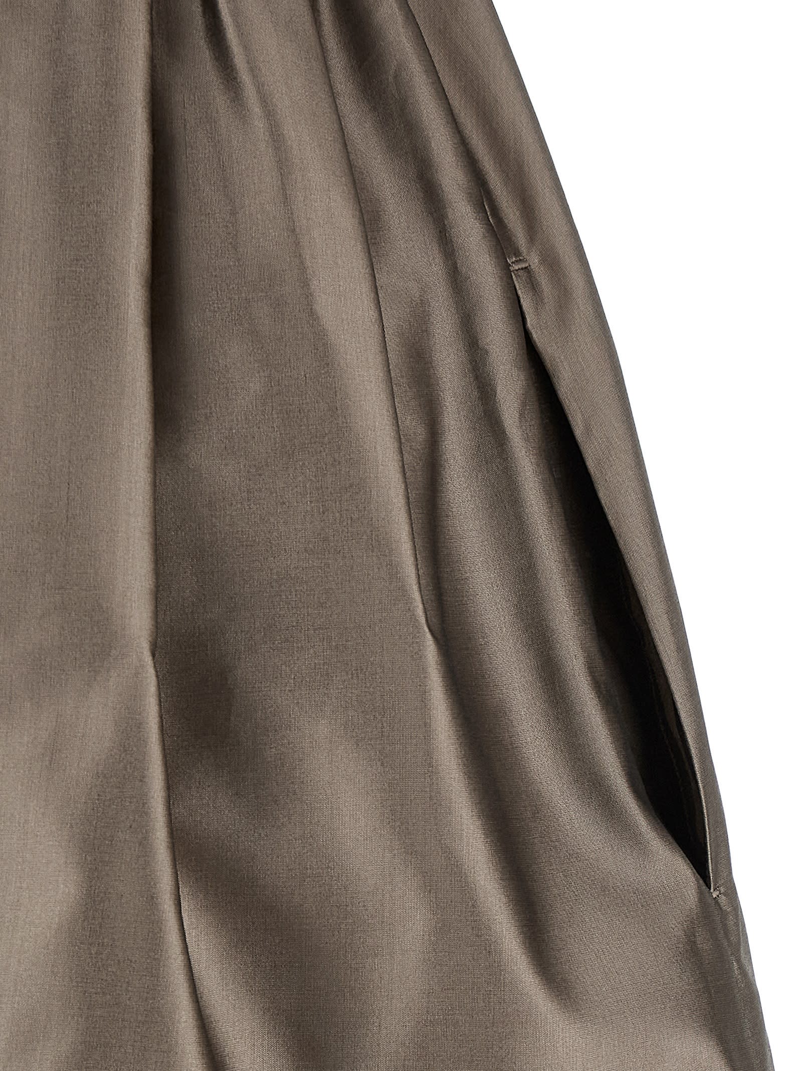 's Max Mara Viola Satin Midi Dress In Gray