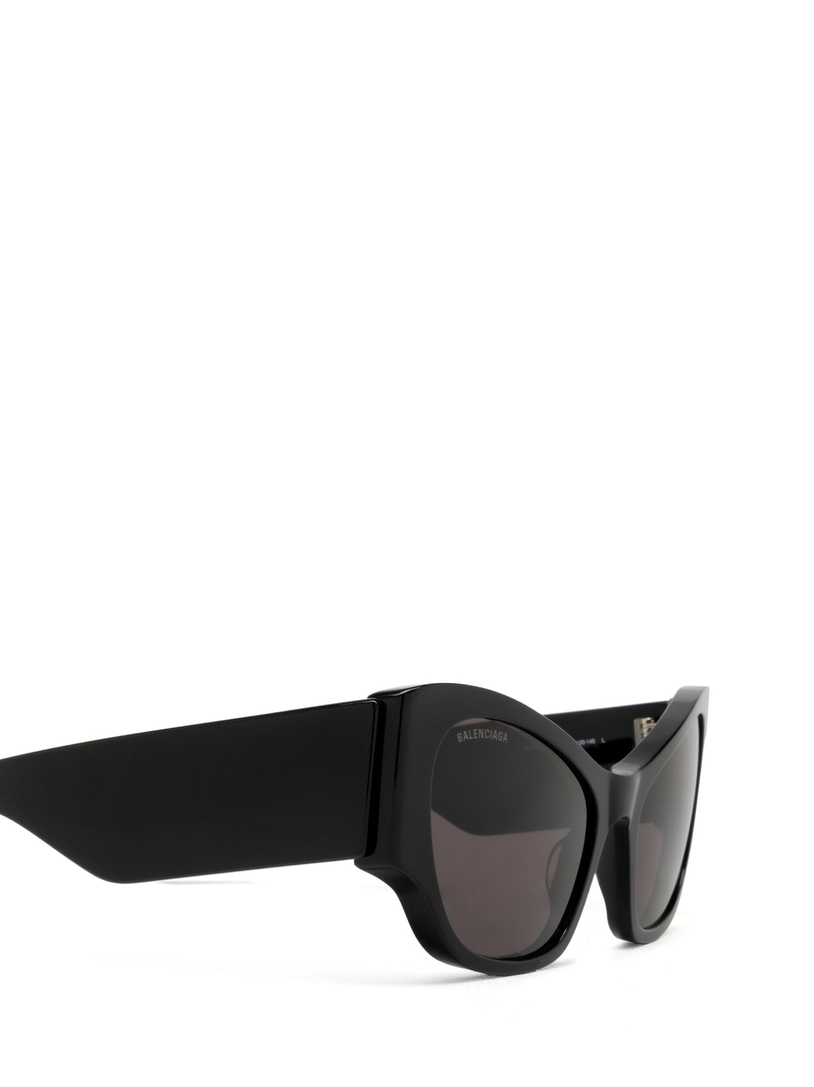 Shop Balenciaga Bb0259s Black Sunglasses