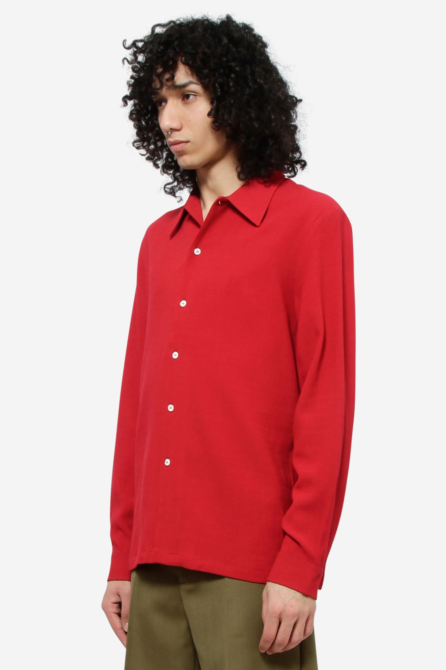 Shop Séfr Rampoua Shirt In Red