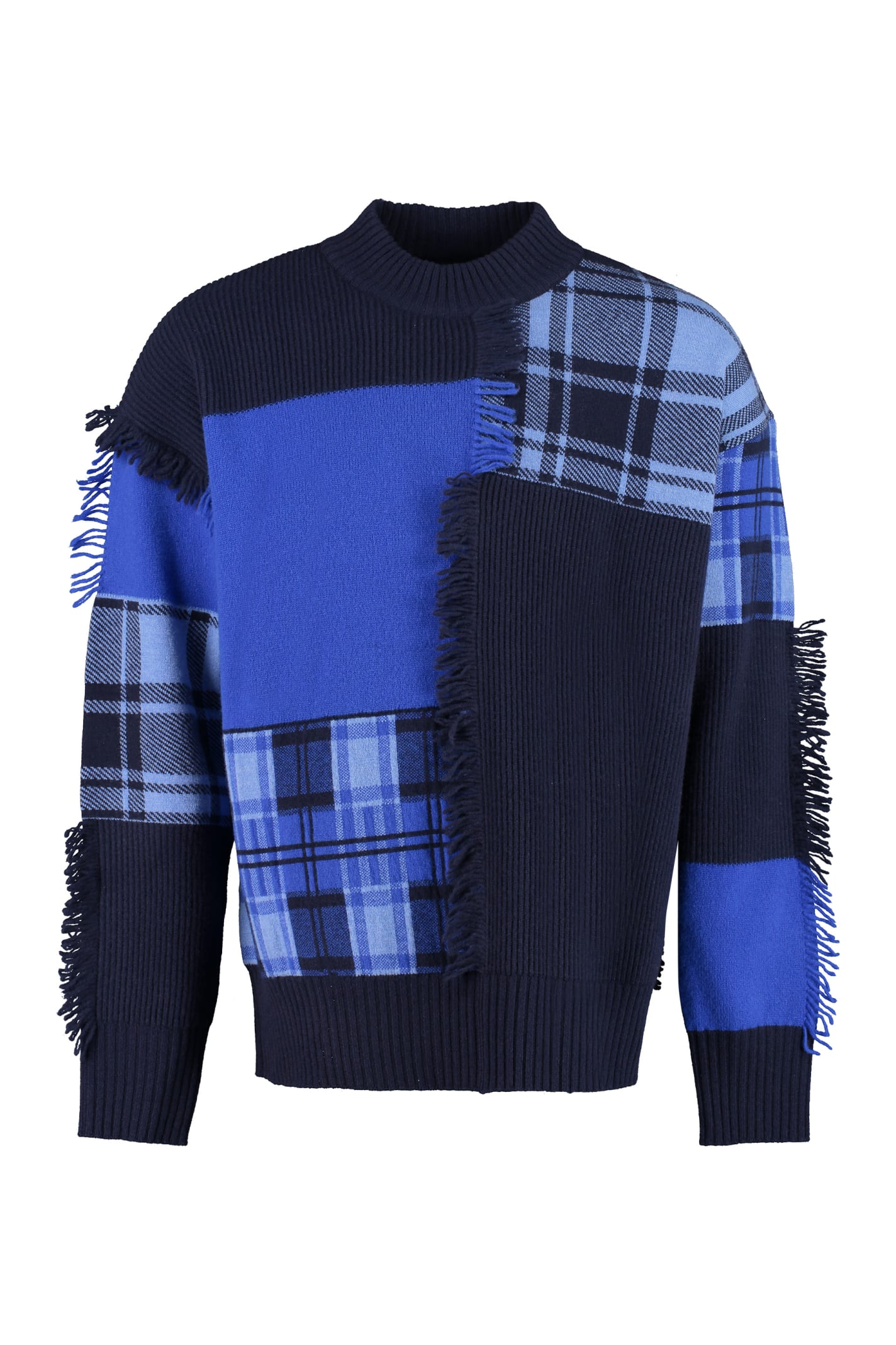 Versace Long Sleeve Crew-neck Sweater