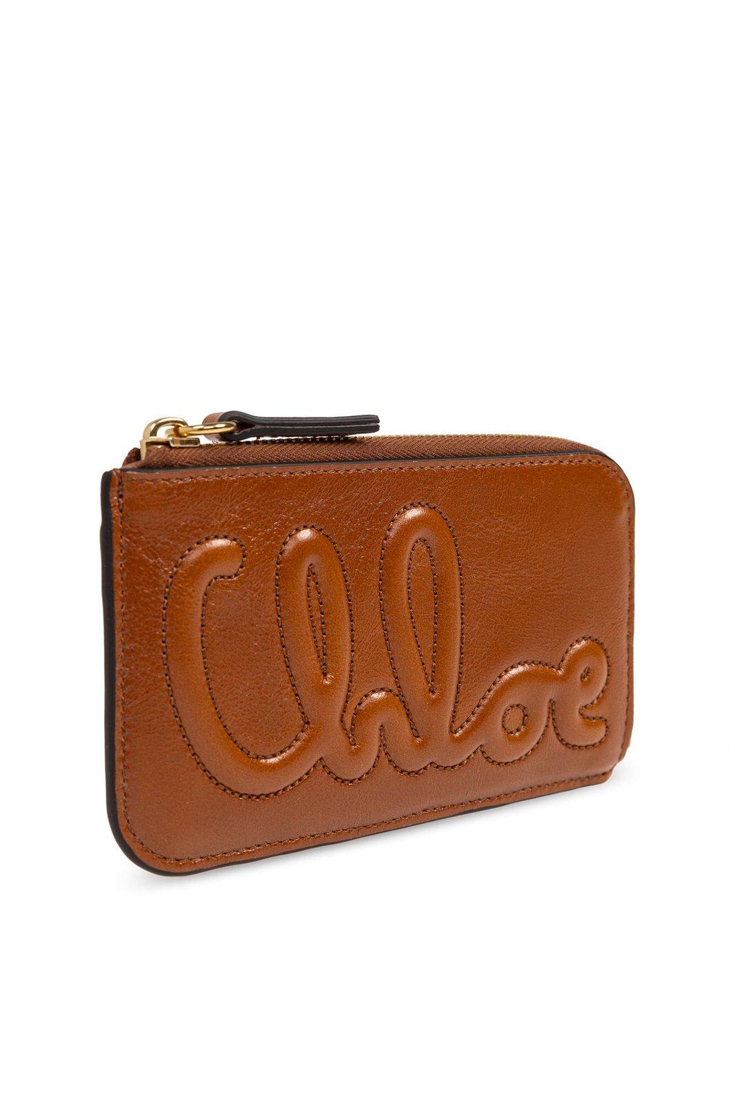 Shop Chloé C Small Purse In Brown