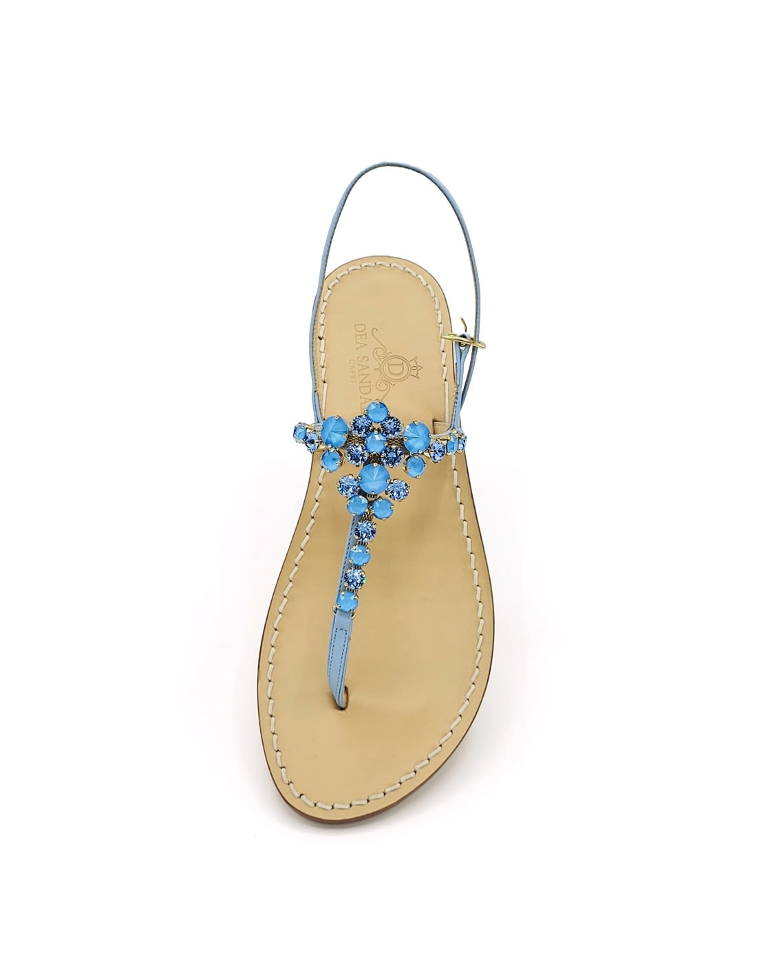Dea Sandals Costa Smeralda Se Sandals Light Blue In Sky Blue, Light Blue, Liquid Blue