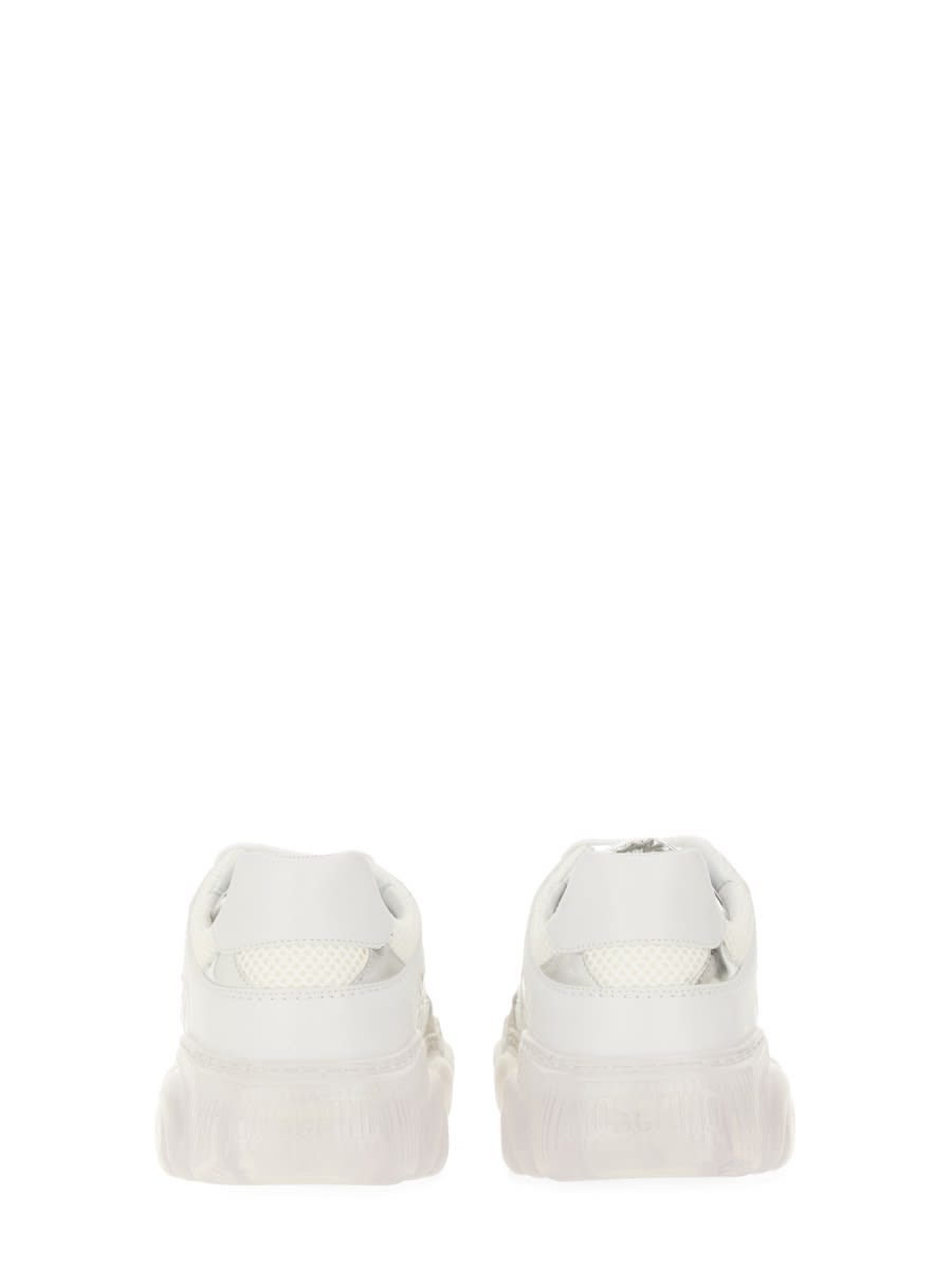 Shop Moschino Sneaker Teddy In White