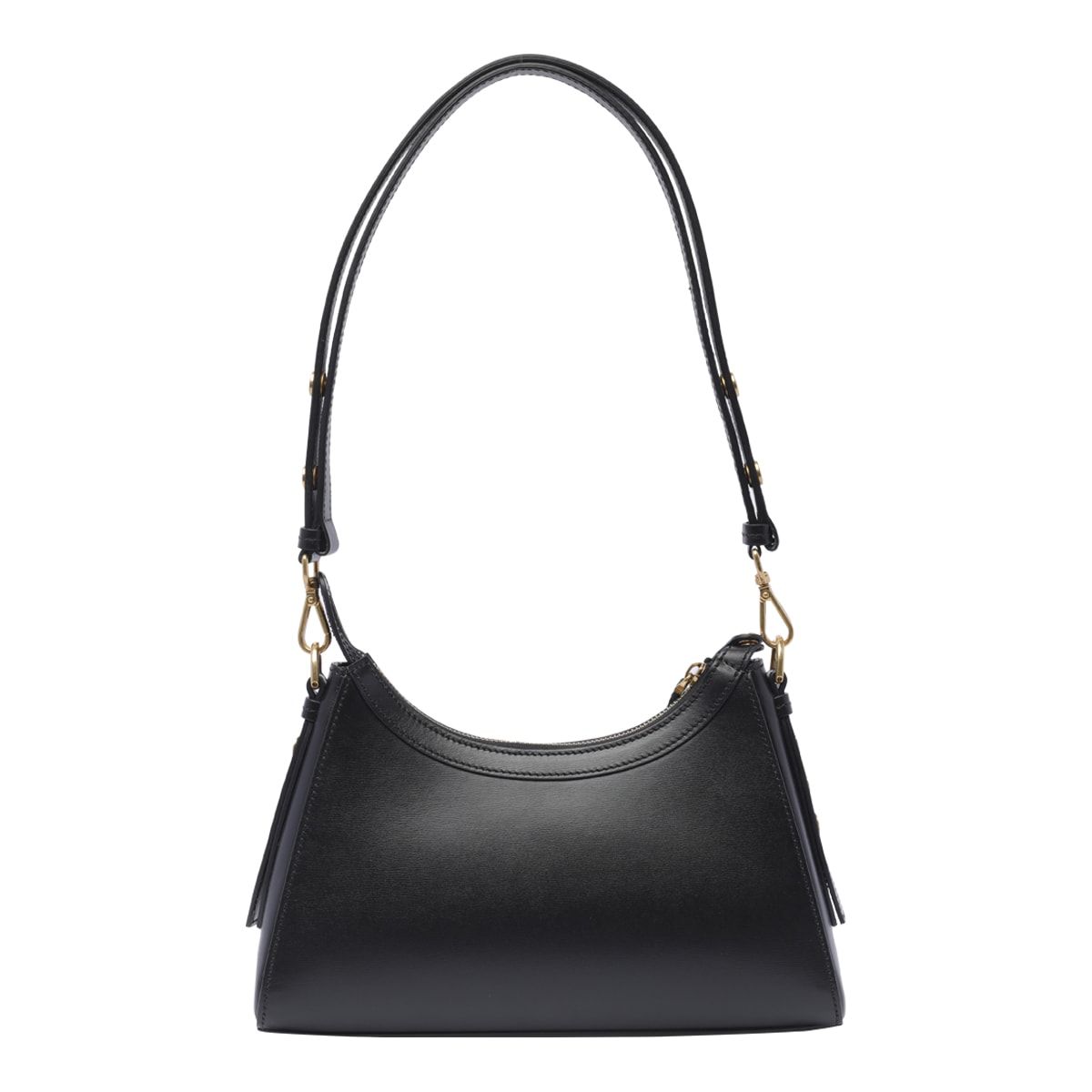 Shop Balmain B-buzz Hobo Bag In Black