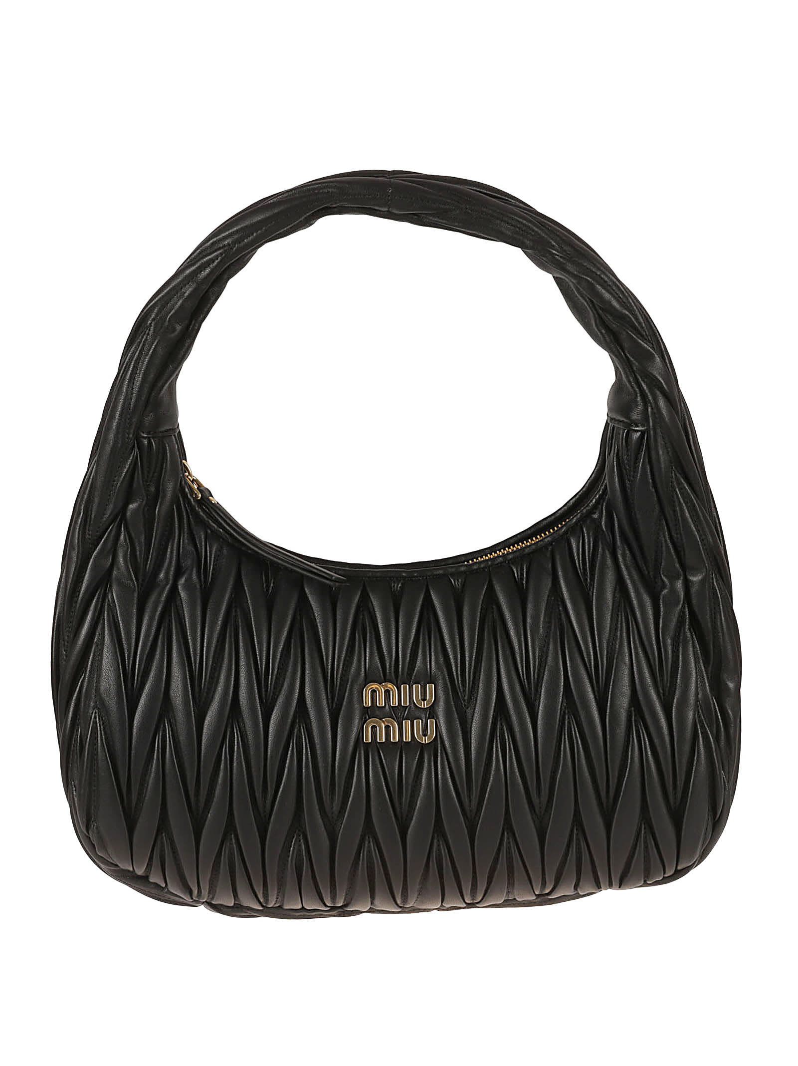 Miu Miu Logo Top Zip Tote