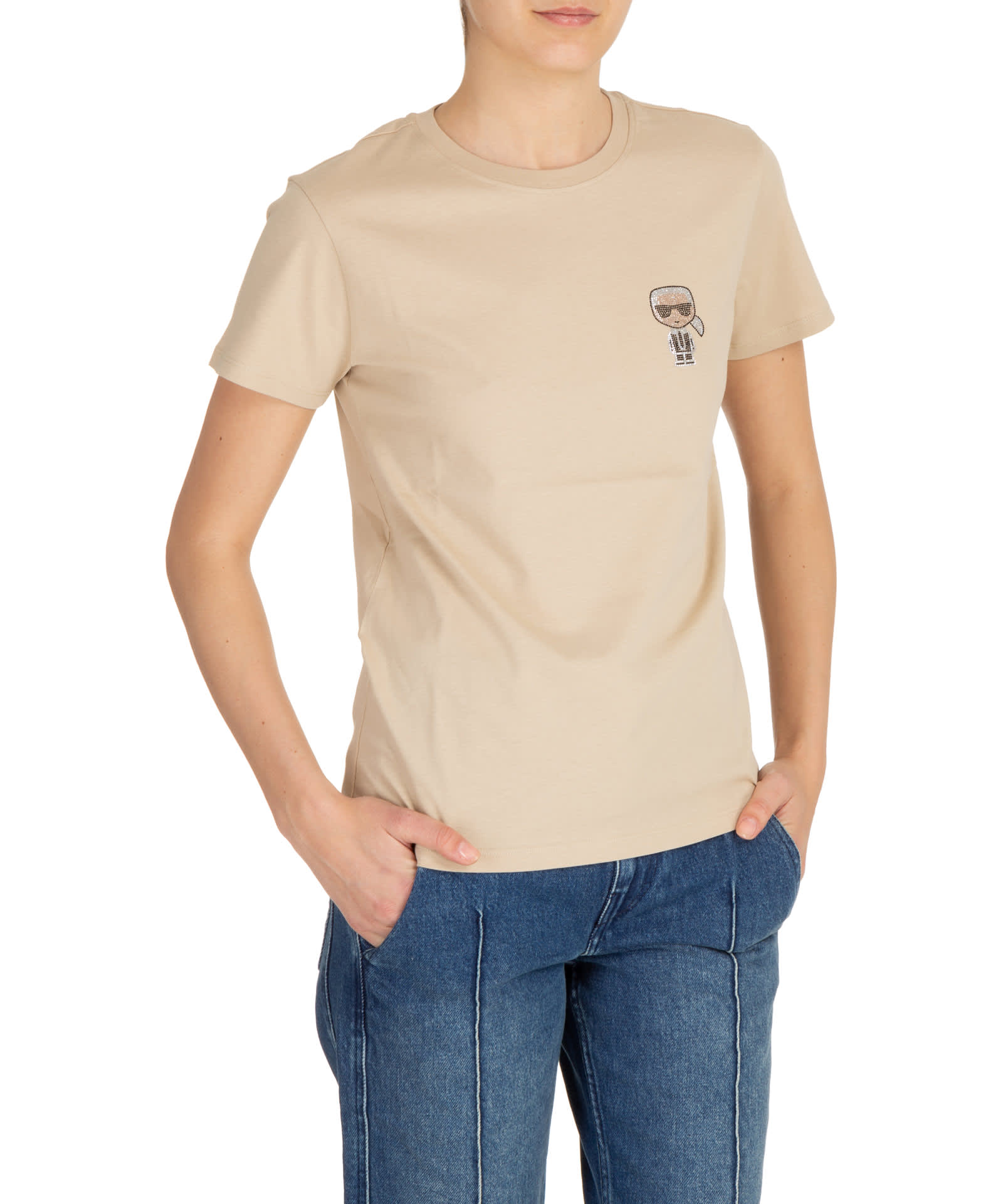Karl Lagerfeld Ikonik Mini Karl Cotton T-shirt