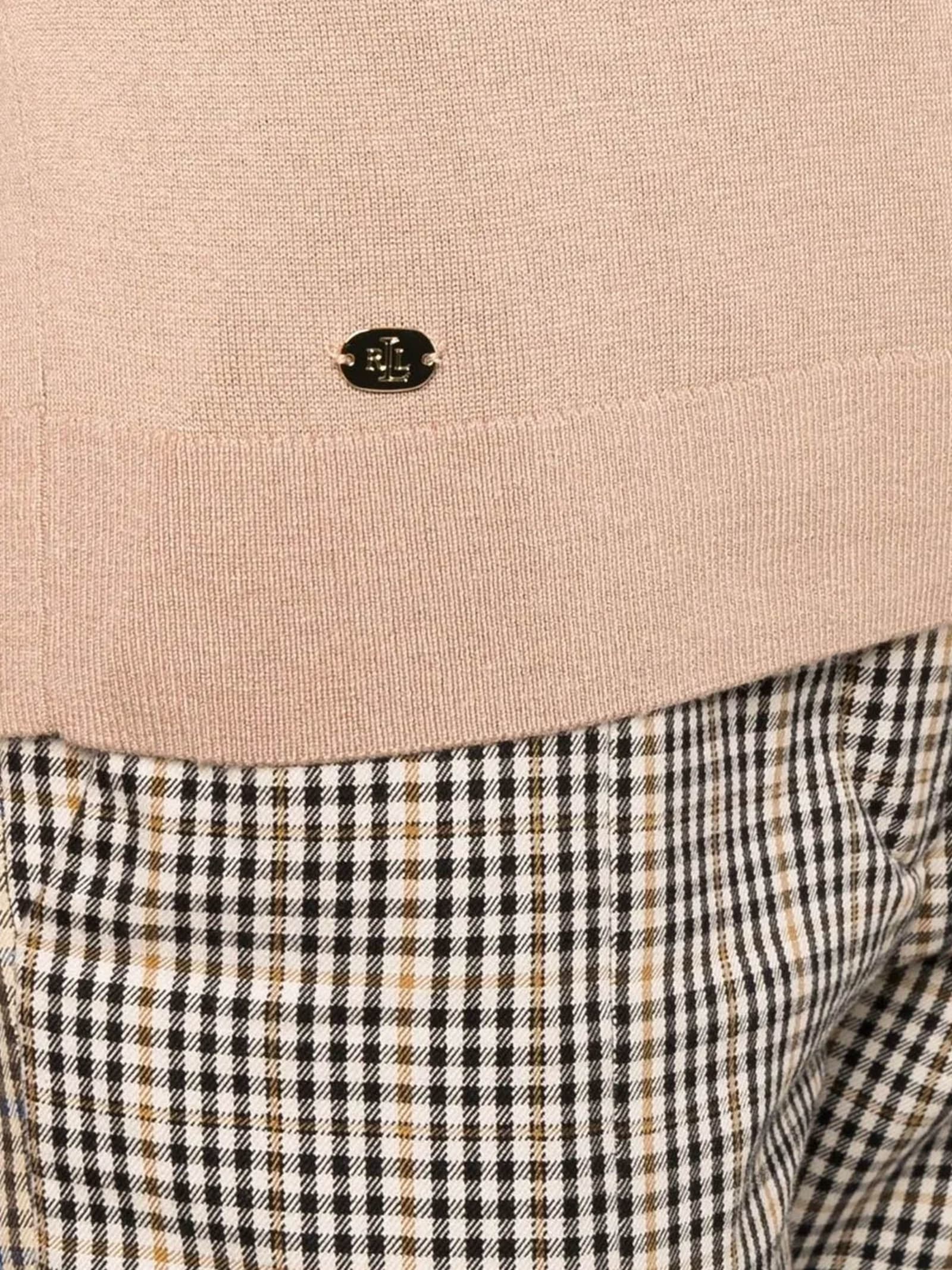 Ralph Lauren High-top T-shirt With Logo In Neutral