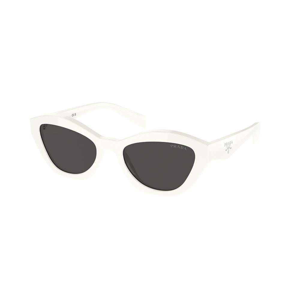 Shop Prada Eyewear In Bianco/grigio