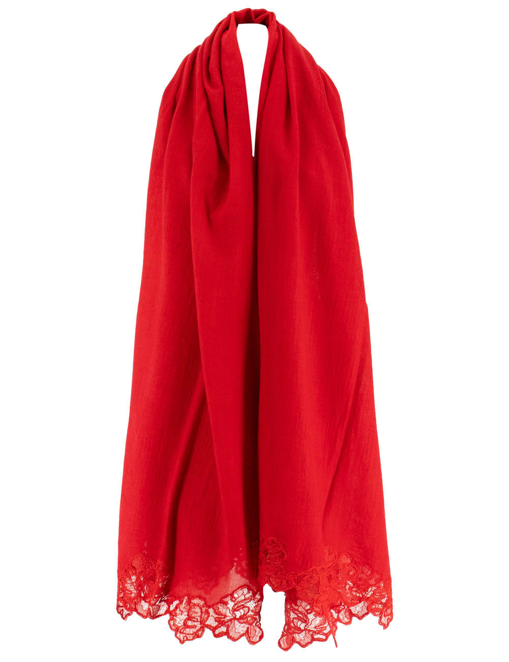 Shop Ermanno Scervino Scarf In Rococco Red