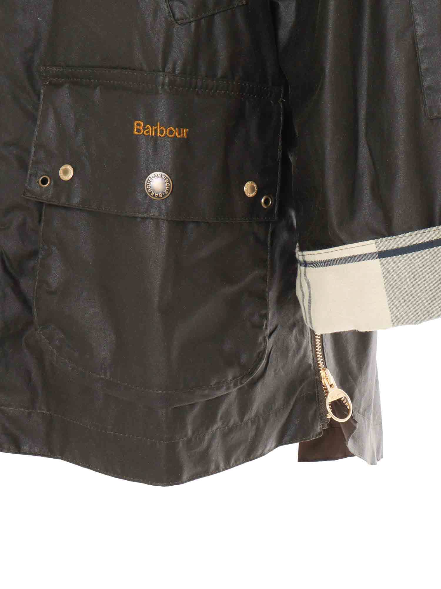 Barbour Raelynn Wax Jacket In Brown