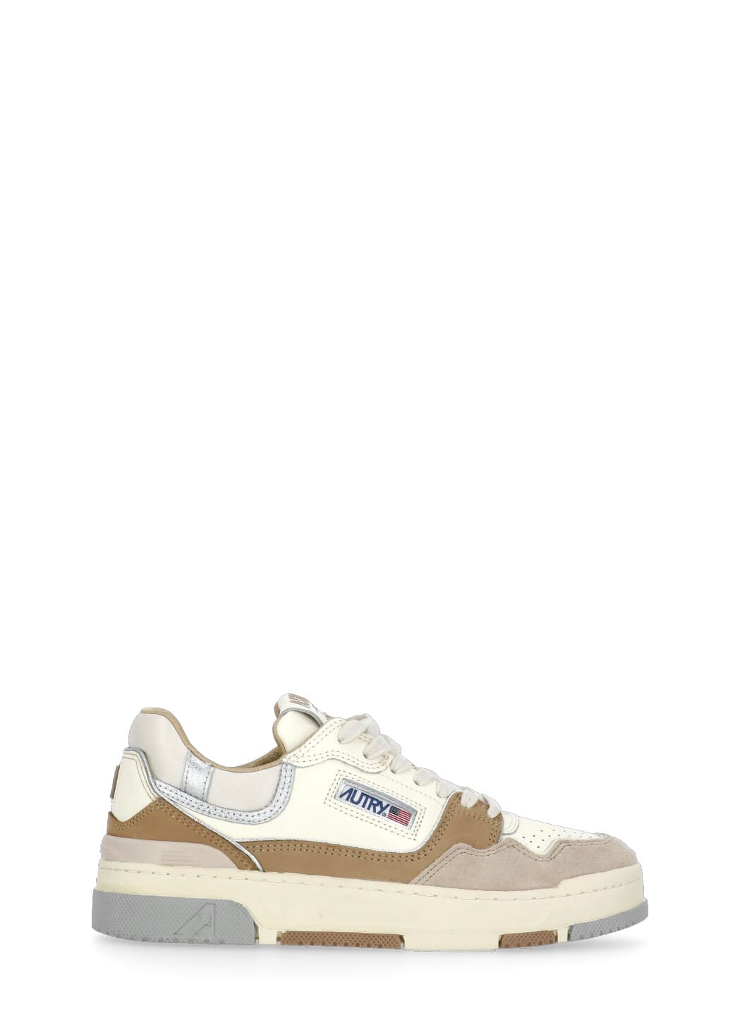 Shop Autry Clc Low Sneakers In Beige