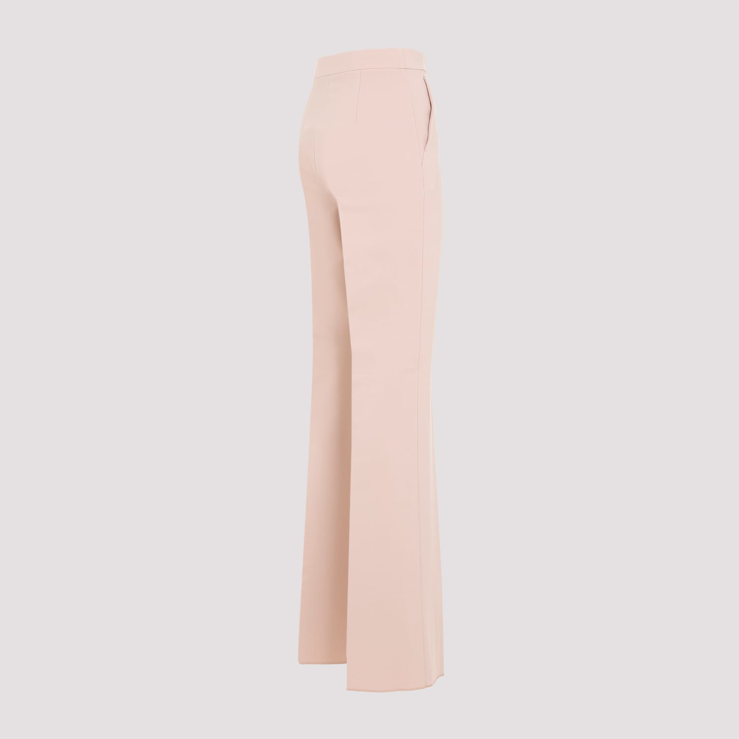 Shop Max Mara Viscose Norcia Pants In Cipria