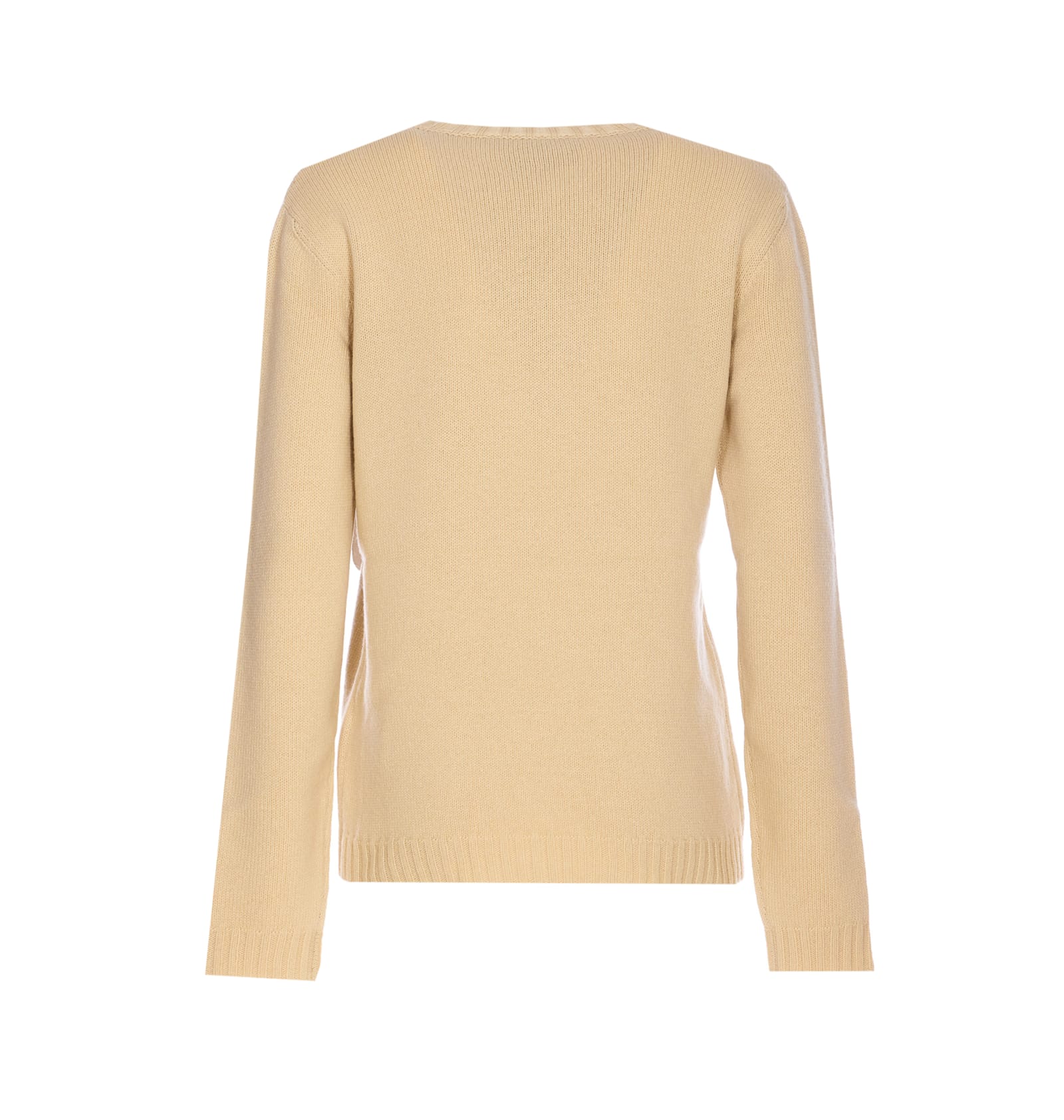 Valentino Beige Chez Logo Sweater In Neutral