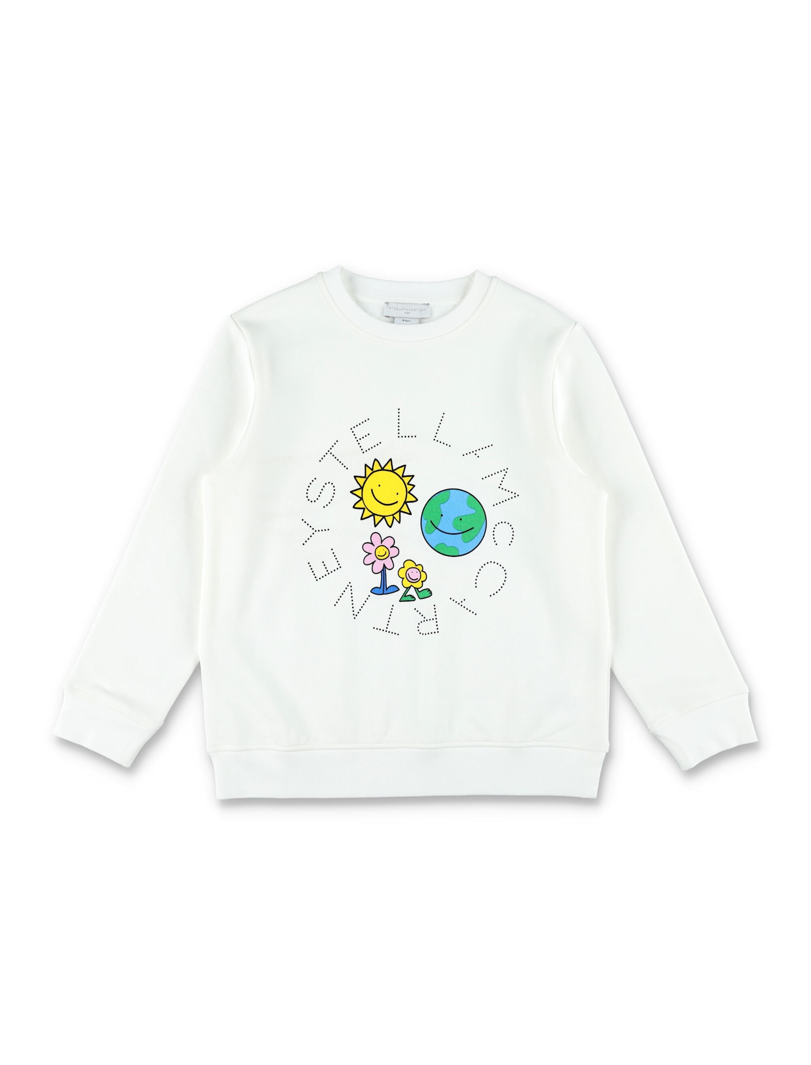 Stella Mccartney Kid - Earth Friends Graphic Sweatshirt In White
