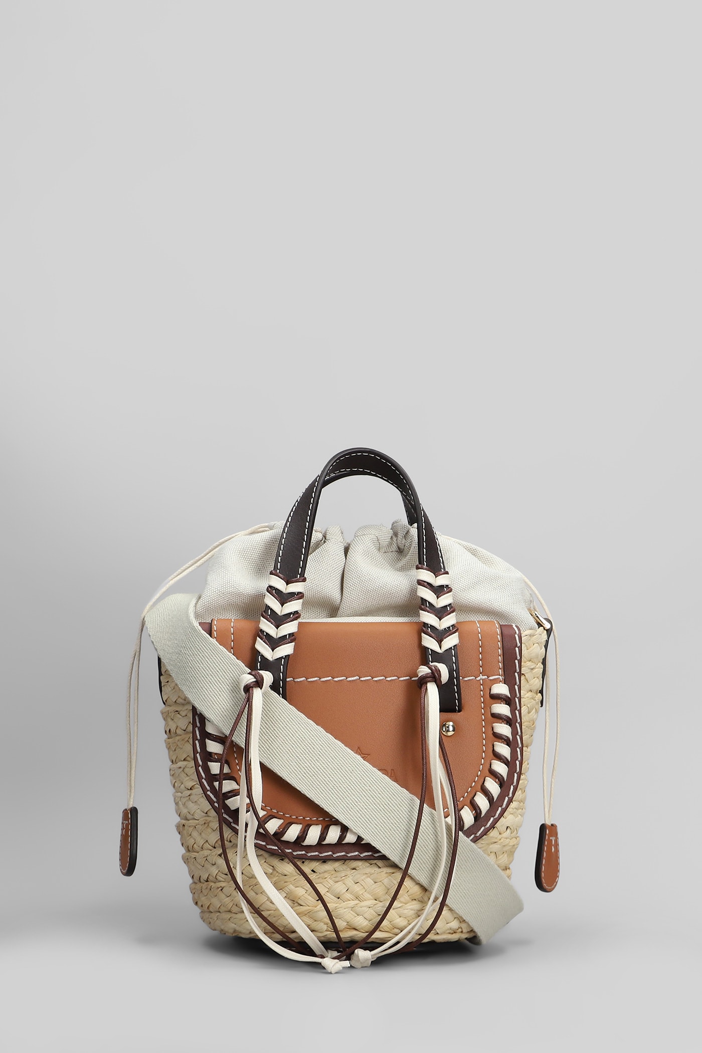 Cuba Lab Habanera Tote In Beige Raffia