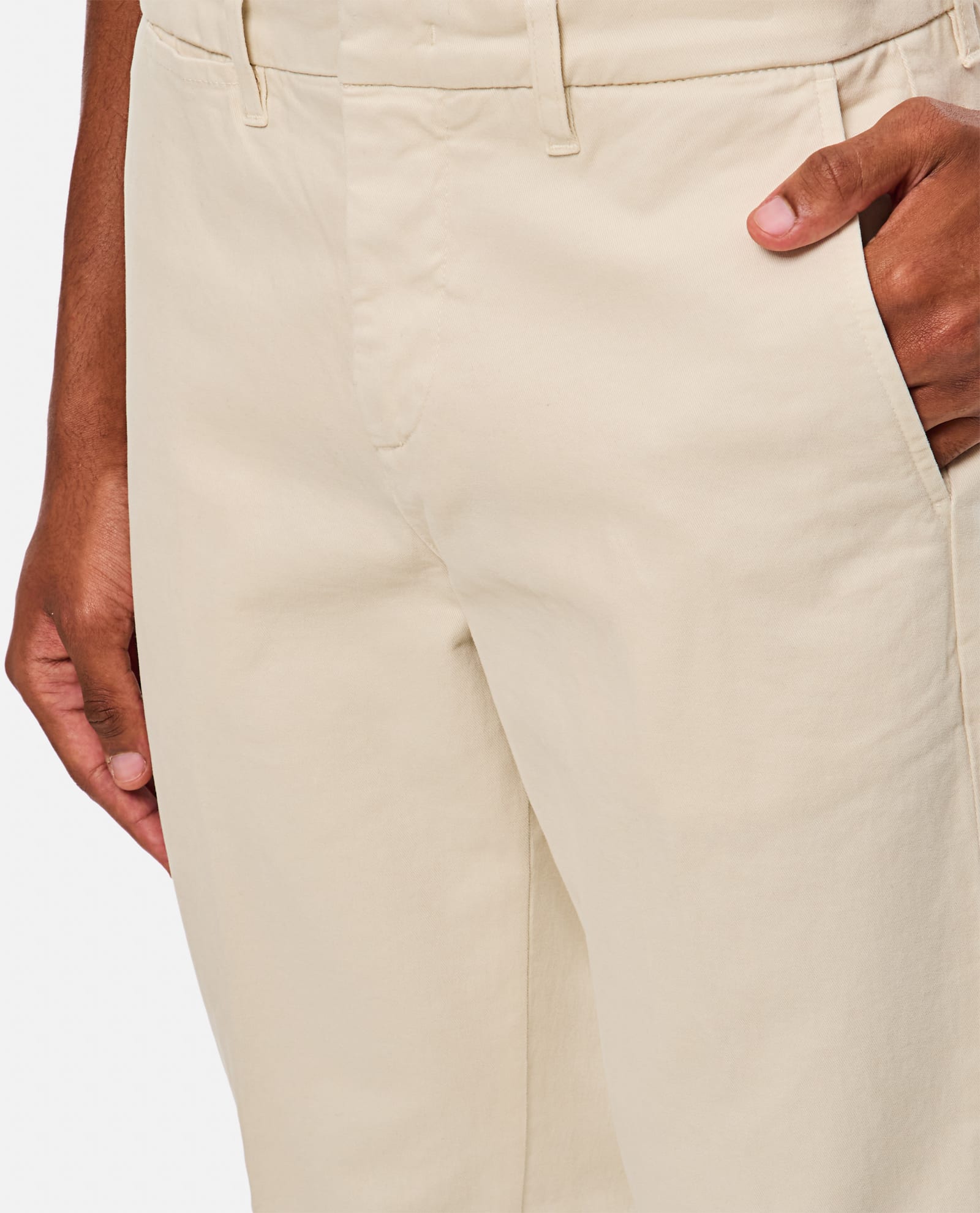 Fay Capri Pant In White