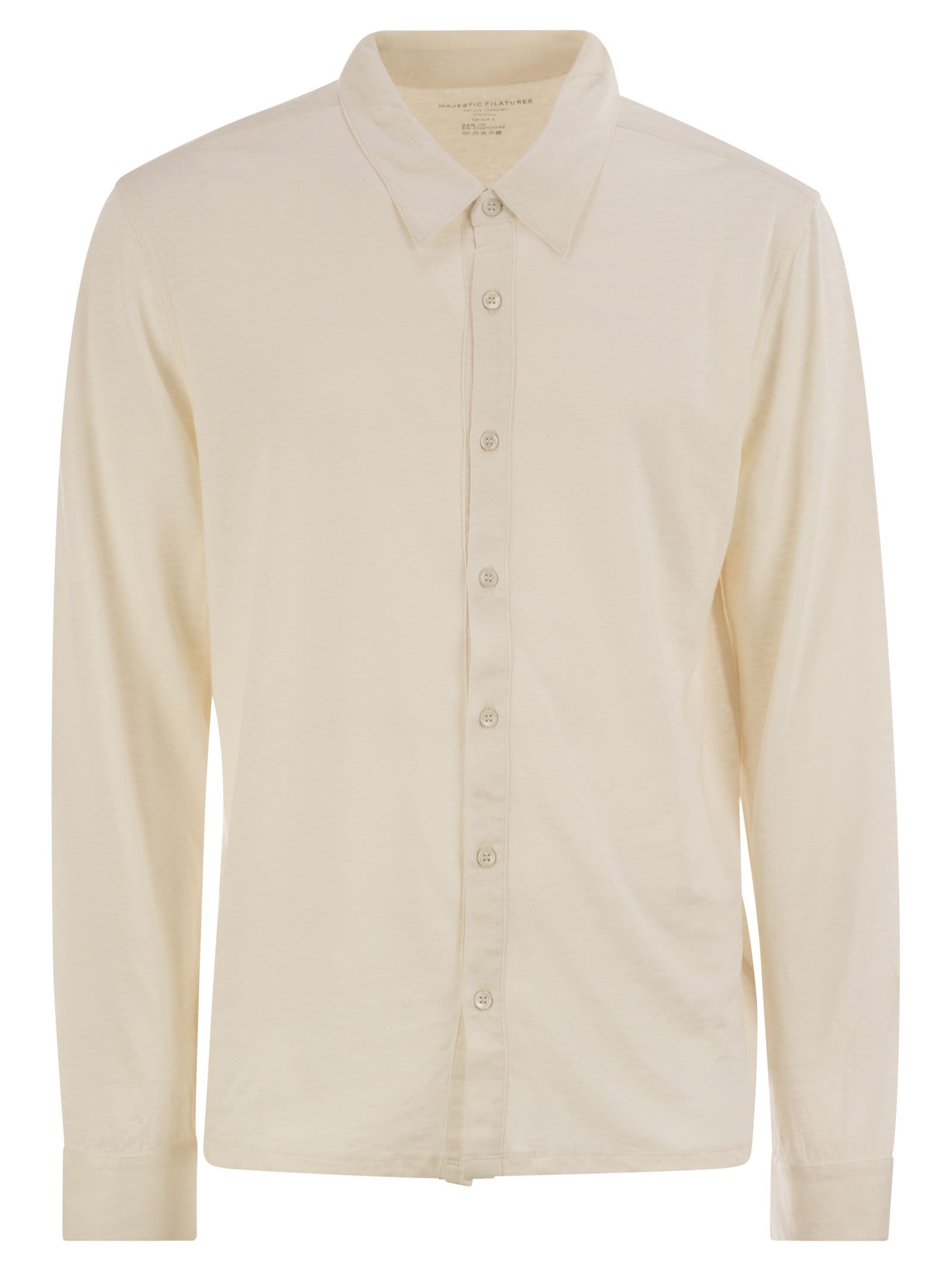 Linen Long-sleeved Shirt