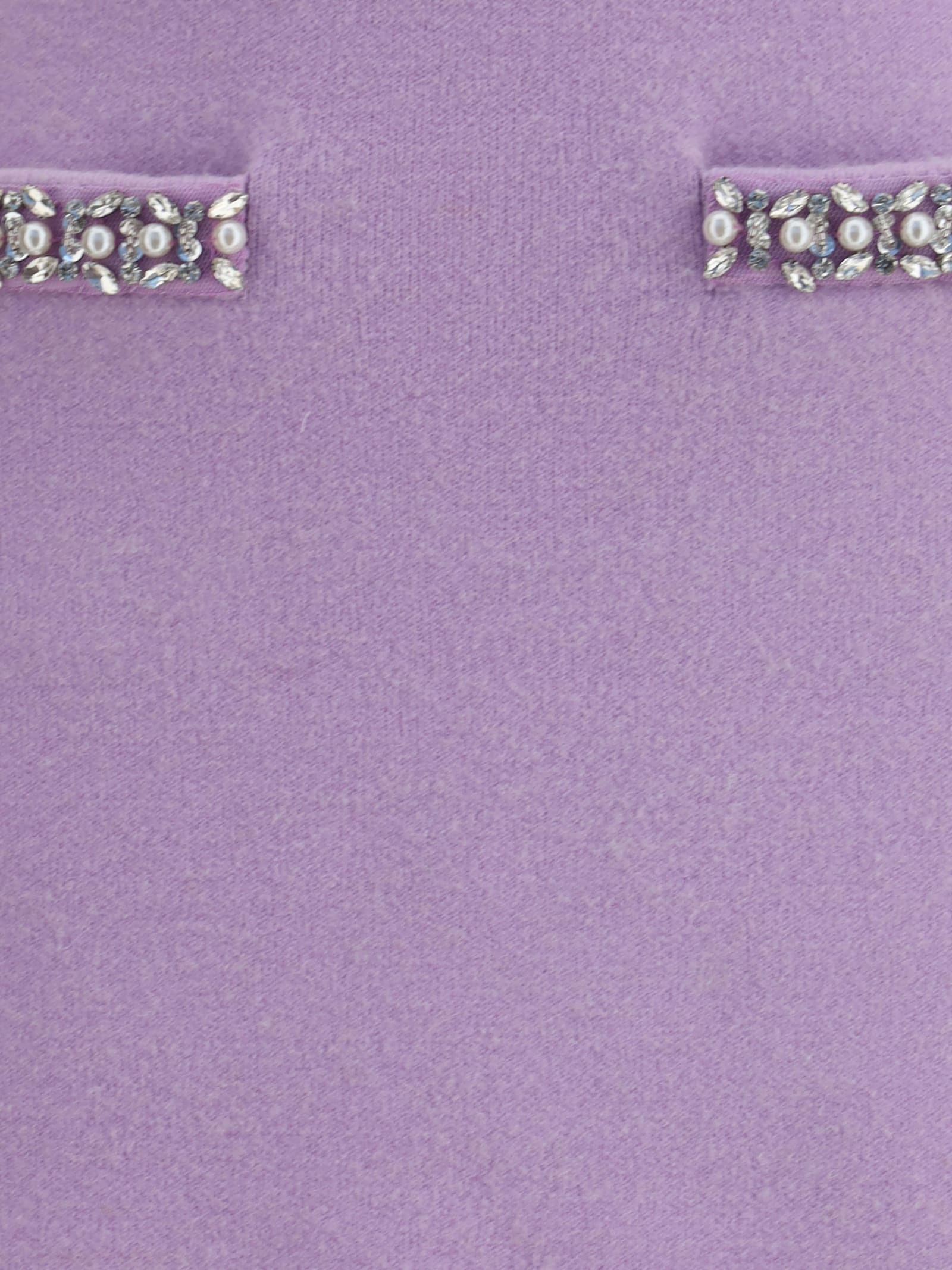 Self-portrait Skirt In Purple