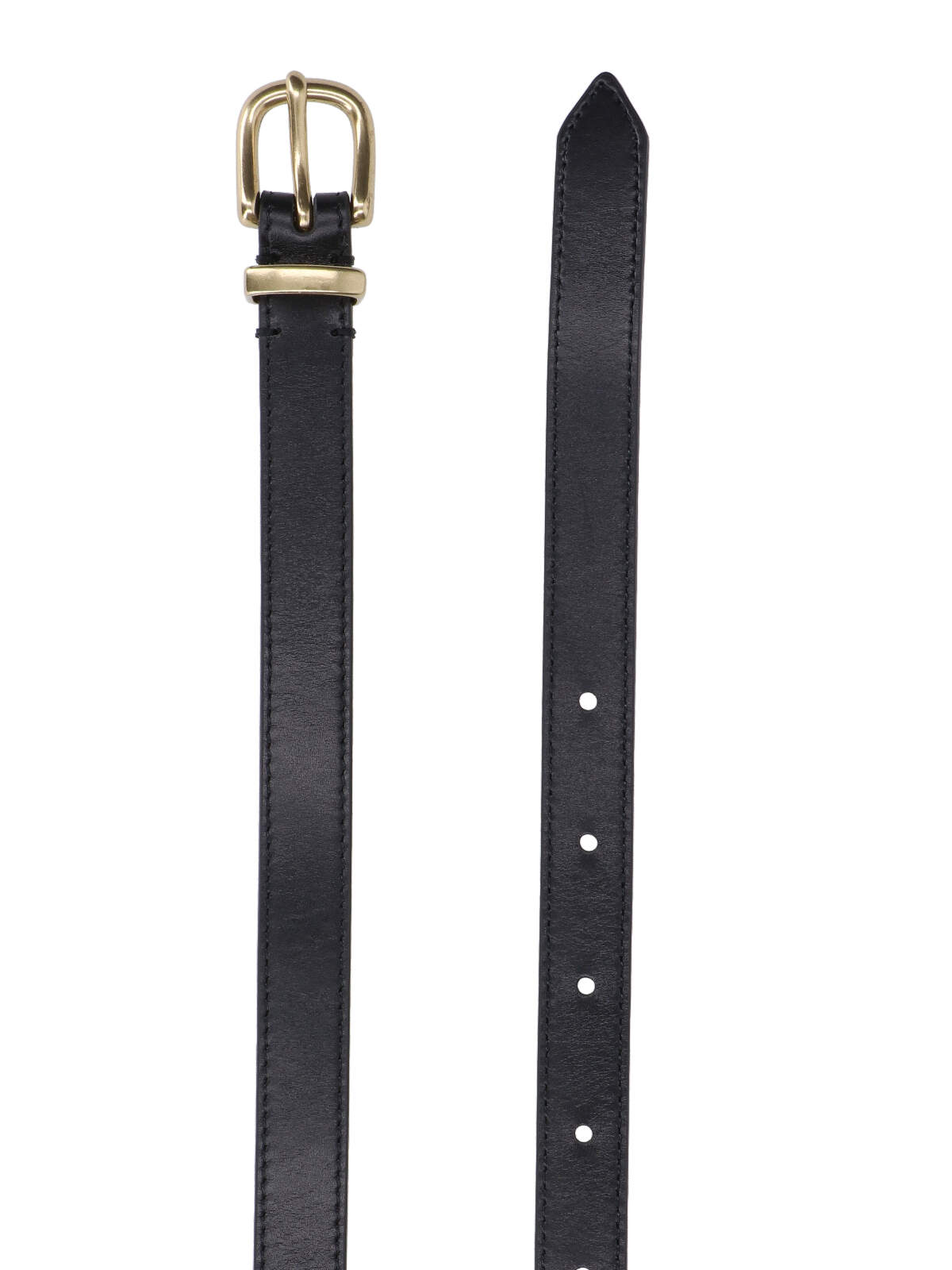 Shop Tonywack Leather Belt In Black