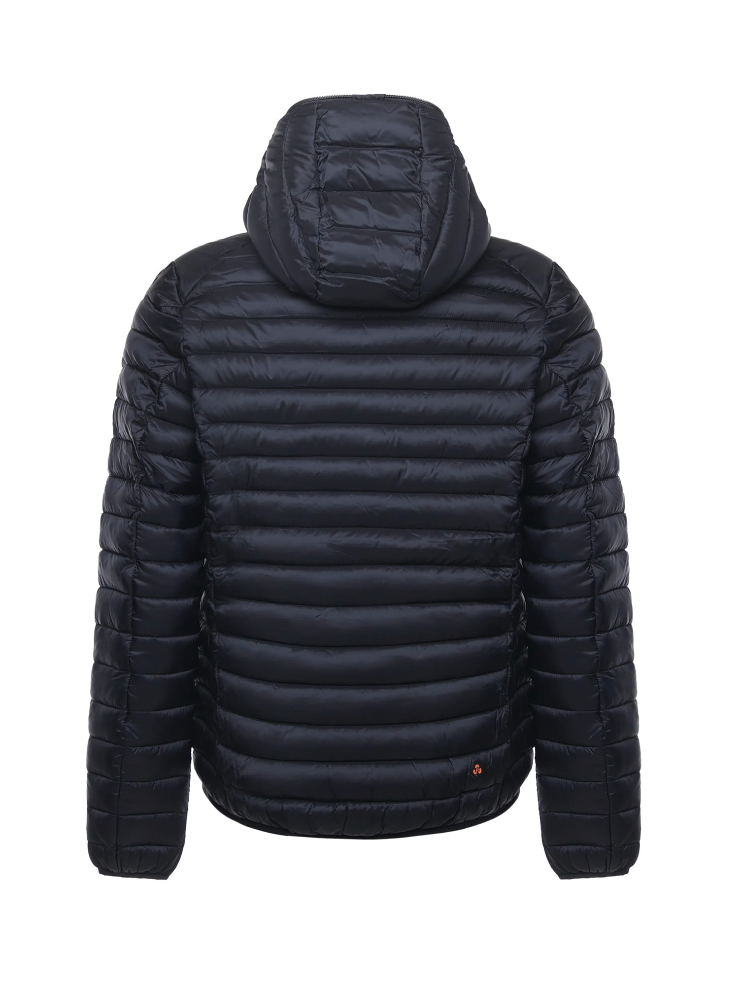 Save The Duck Hooded Zip Ripstop Jacket In Blue