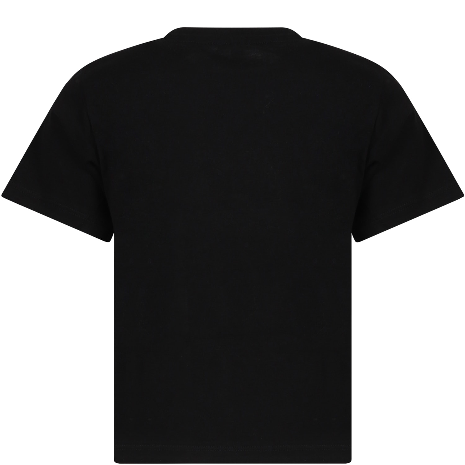 Shop Stella Mccartney Black T-shirt For Boy With Print
