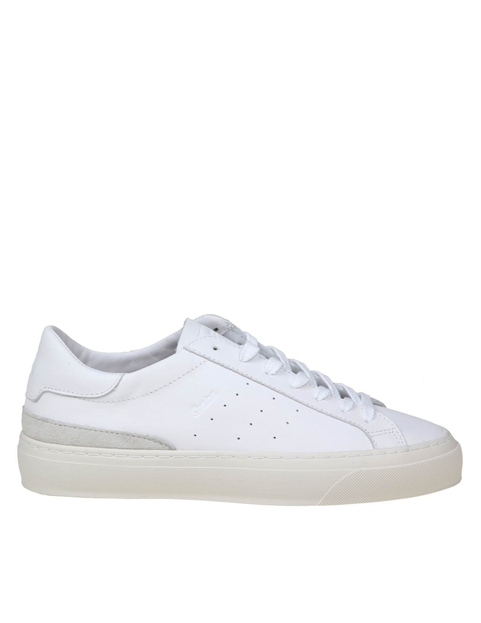 DATE SONICA trainers IN WHITE LEATHER