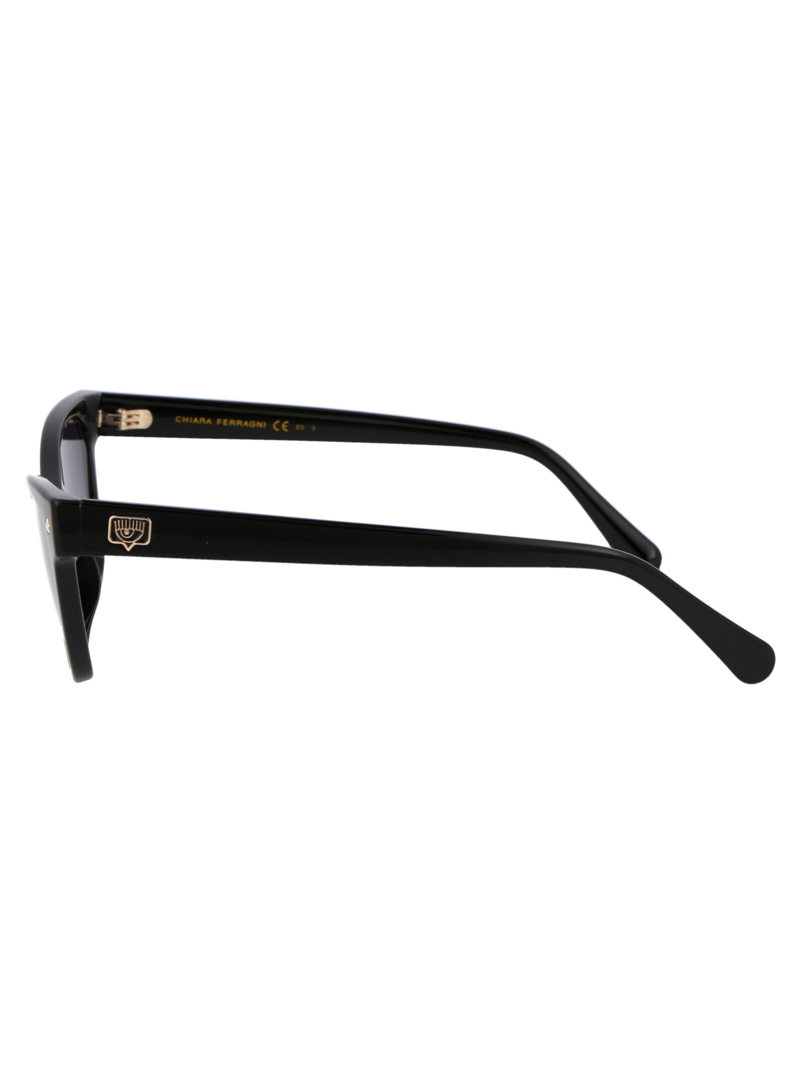 Shop Chiara Ferragni Cf 1020/s Sunglasses In 8079o Black
