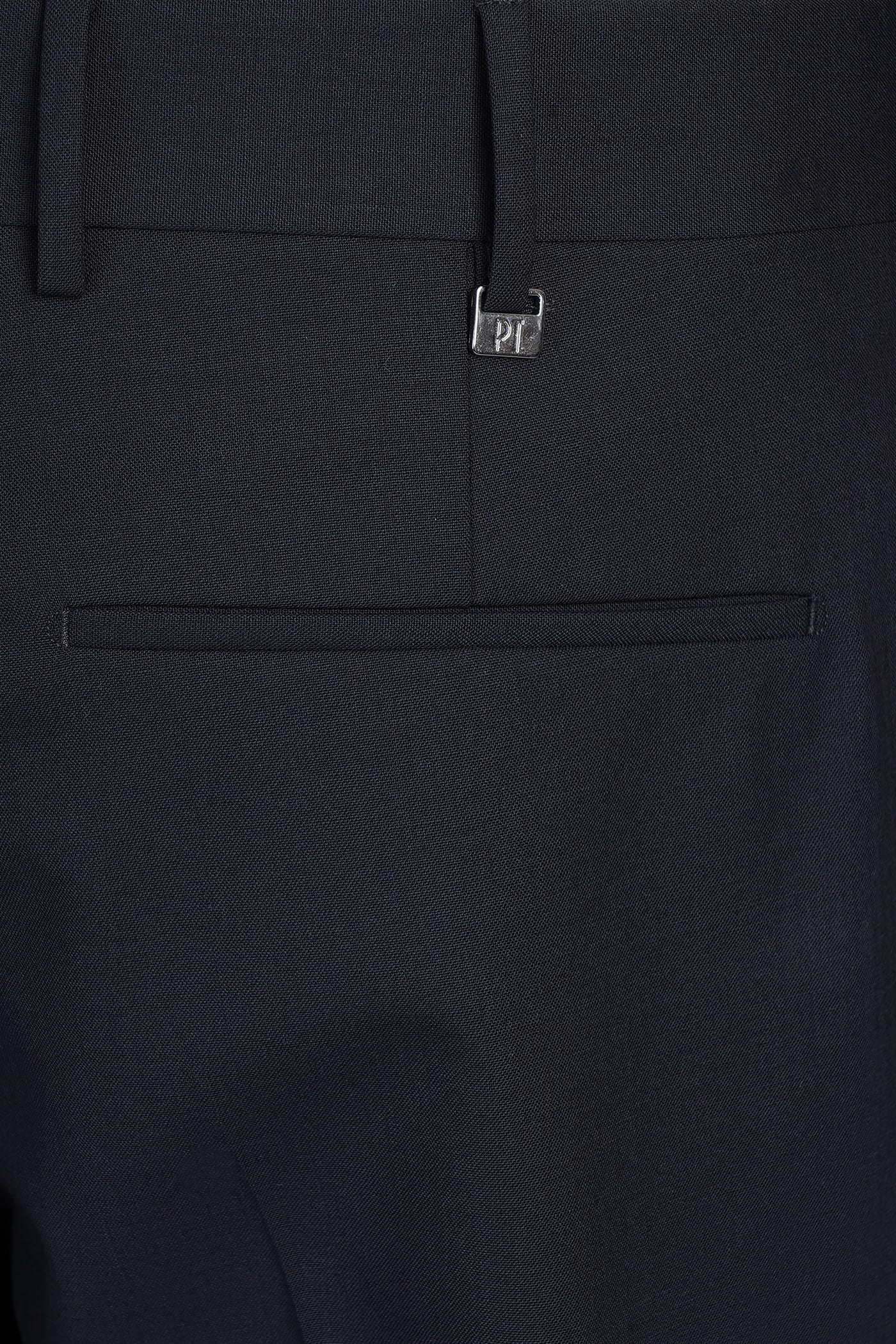 Pt Torino Ma27 Pants In Blue Wool In Blue